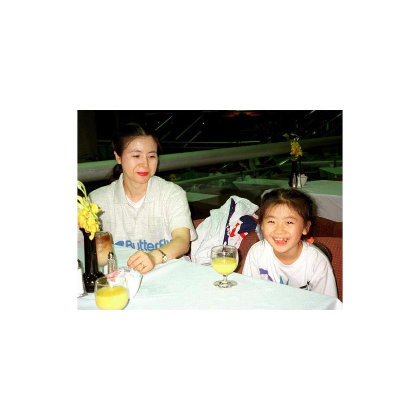 福原愛童年可愛的模樣萌翻網友。(翻攝福原愛臉書)
