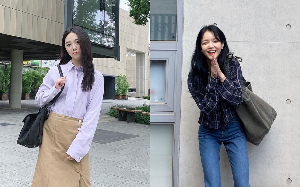 前AOA成員珉娥（左）爆被智珉欺負了10年，而智珉最終選擇退團。（翻攝智珉、珉娥IG）