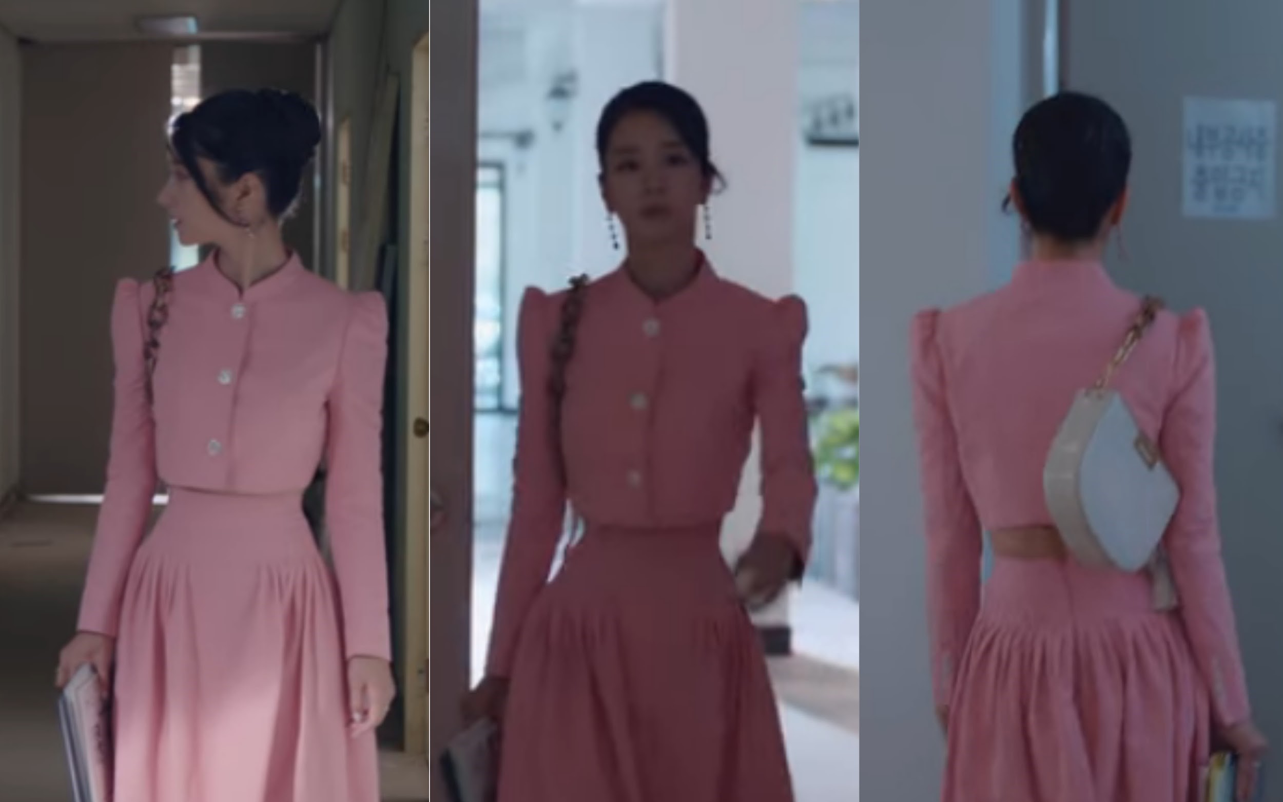 徐睿知的腰部從個角度看都零贅肉。(翻攝Netflix畫面)