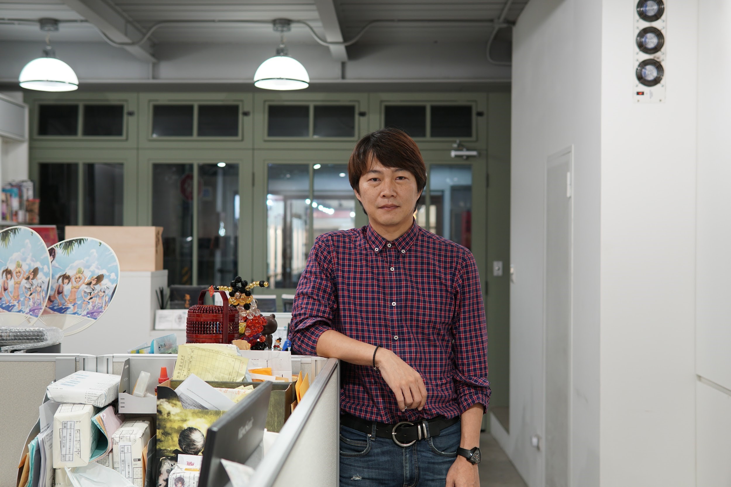 李亞倫強調在台灣出書議題不是問題，作品的潛力、作者的才華才是關鍵。（周文凱攝）