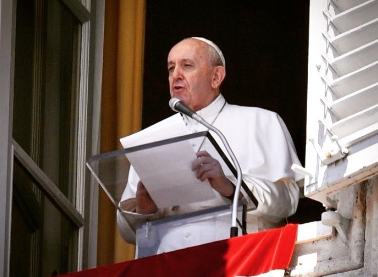 教宗被爆出臨時抽掉關懷香港的談話內容，遭外界質疑是否有來自中國的壓力。（翻攝自@franciscus instagram）