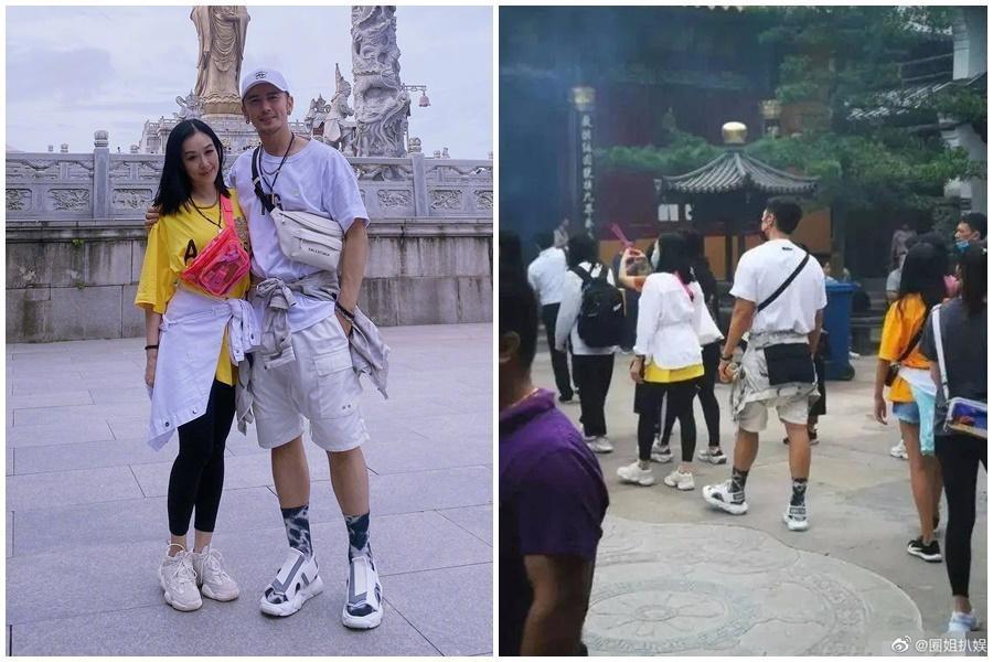 日前有網友爆料看見鍾麗緹與張倫碩赴浙江普陀山觀音廟拜拜，疑似去求子。張倫碩也貼出當天的照片，雖然並未透露是去求子，但也回覆網友求子成功留言「接好運」。（翻攝自微博、張倫碩微博）