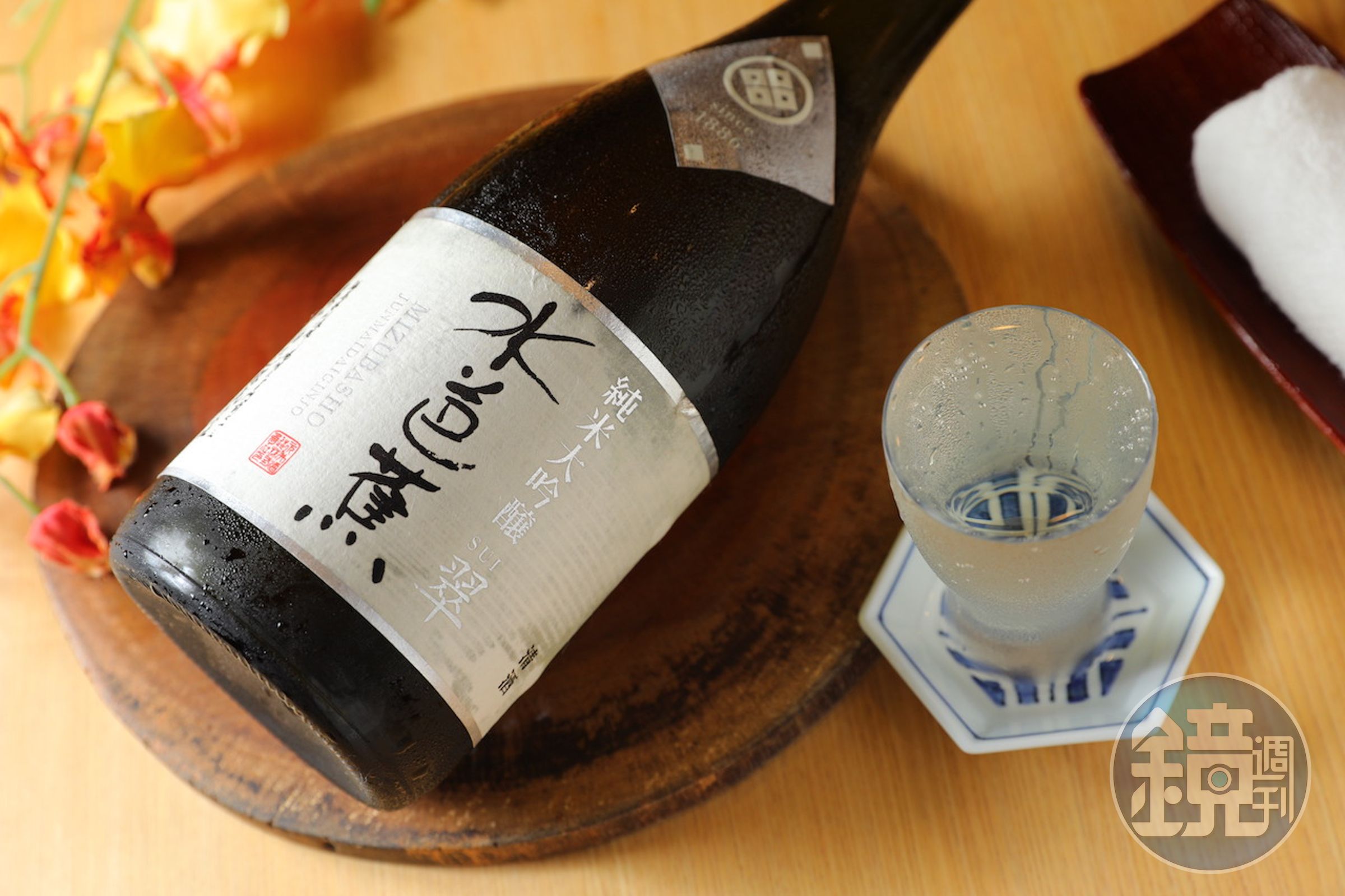 清酒「水芭蕉」綻放花果香氣，帶活力感。（340元／杯）