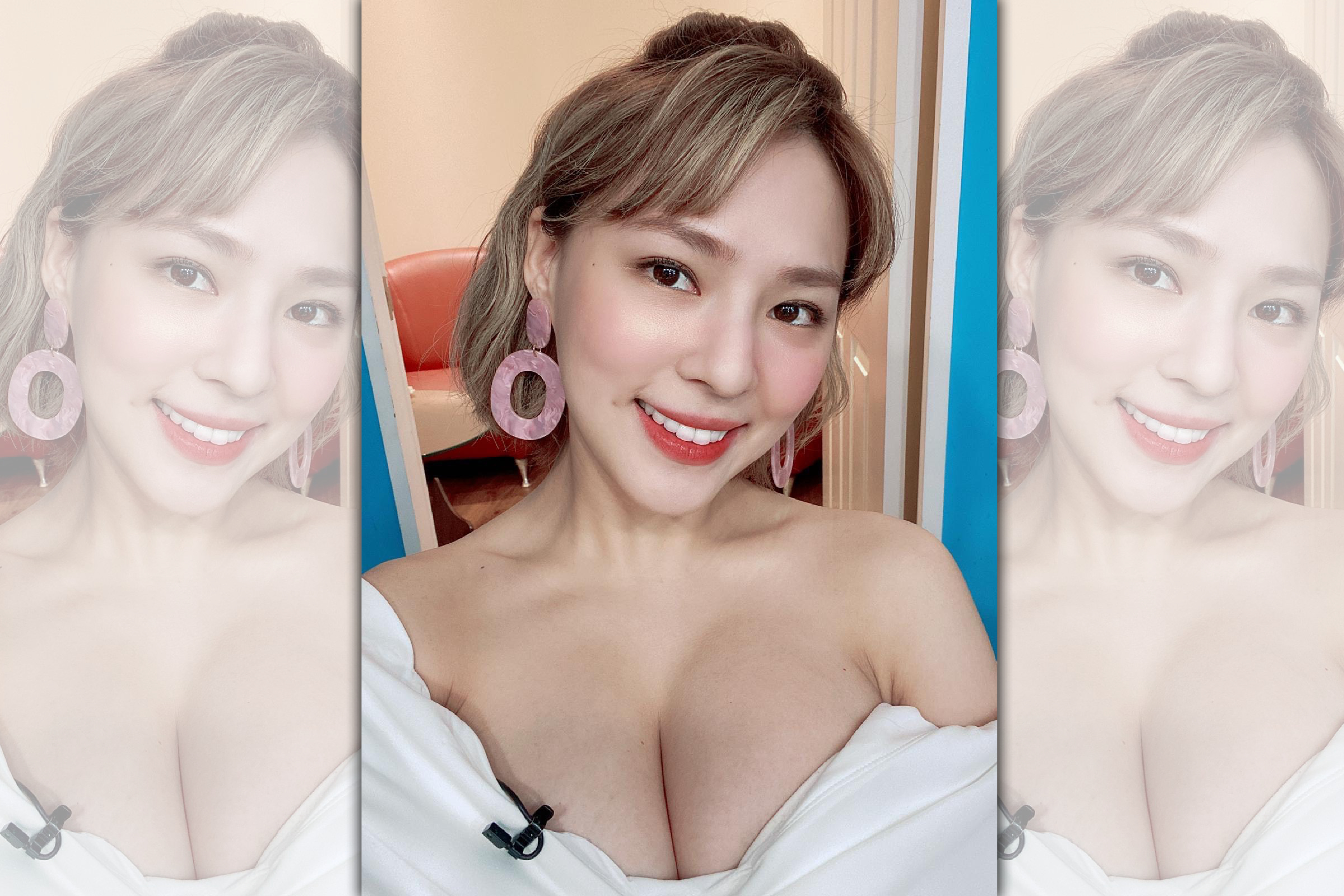 熊熊自曝是個胸大性欲強的女生。（翻攝自熊熊臉書）