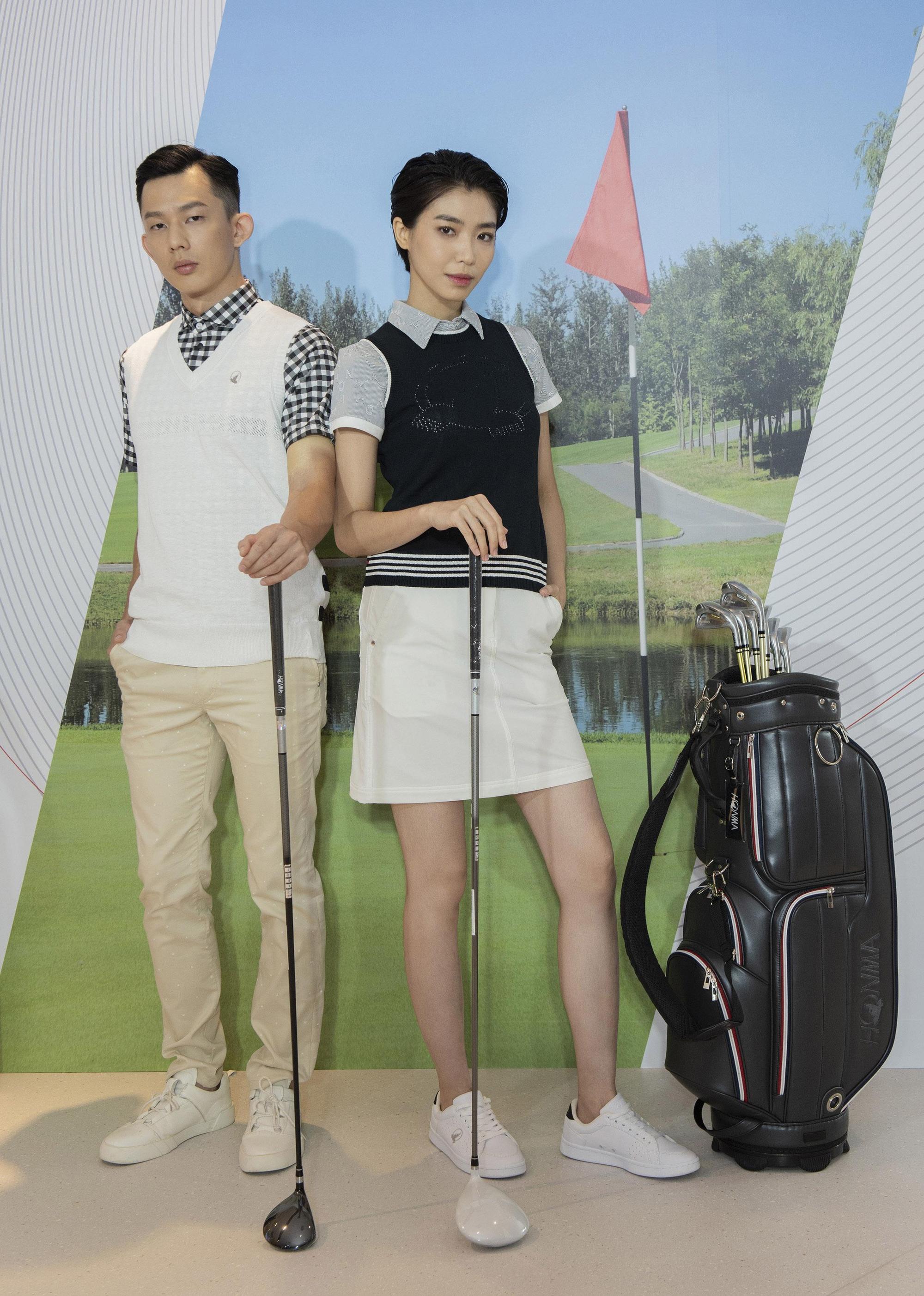 Red Label 紅標系列球場Look。（HONMA提供）