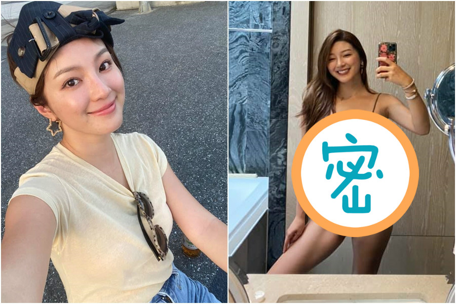 「網拍女神」陳泱瑾在臉書曬出一張被媽媽交代不能發的照片,無修圖的真實模樣引起粉絲瘋狂按讚。(翻攝自Gracetw 陳泱瑾臉書)