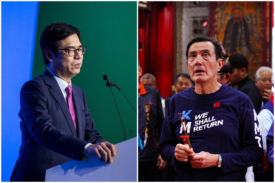 馬英九為「港版國安法」與蔡政府槓上，陳其邁也加入戰局。