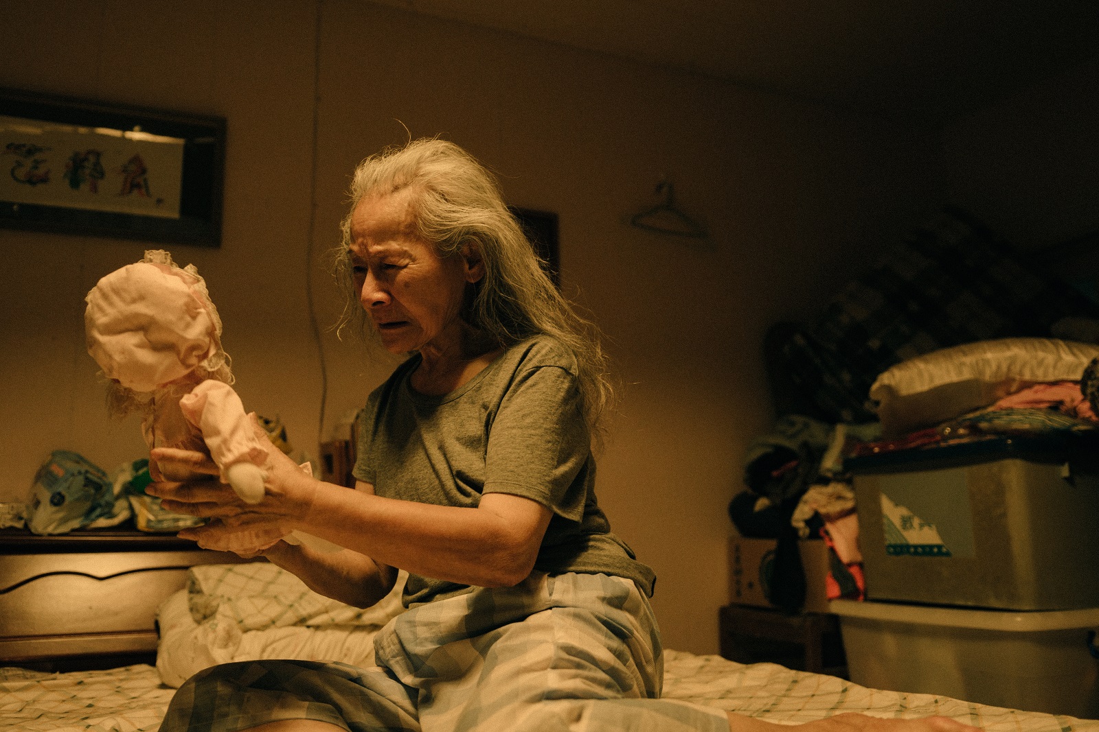 吳美和在《那個我最親愛的陌生人》戲份極少，台詞也只剩無意識的喊叫，依然讓評審驚艷，入圍台北電影獎最佳女配角。（台北電影節提供）