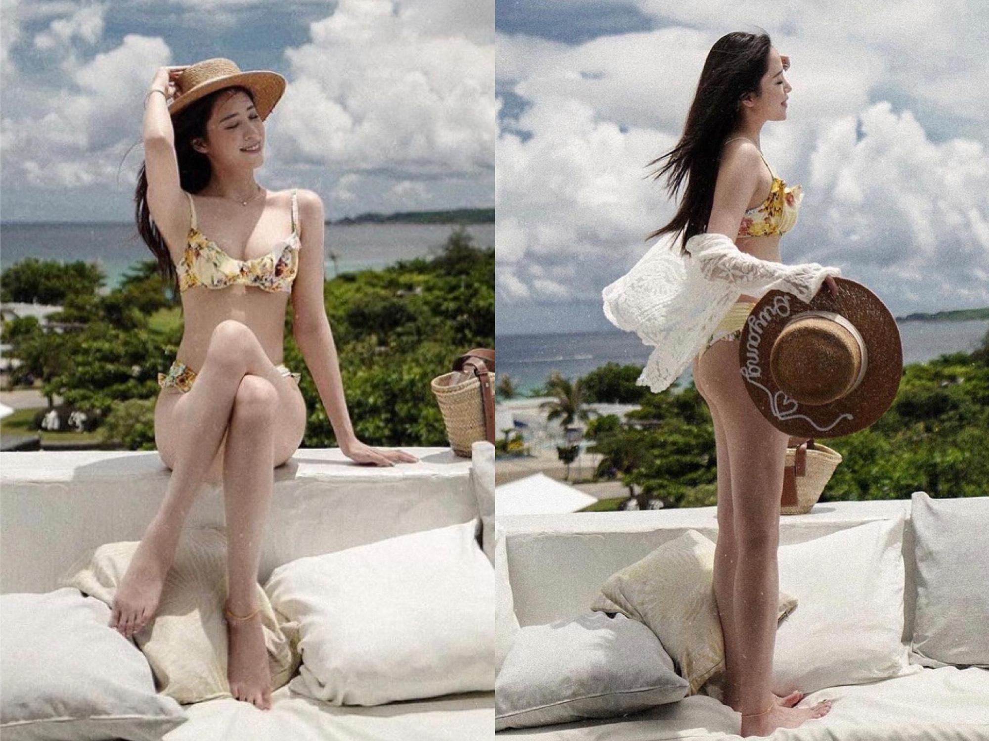 歐陽妮妮開車直奔墾丁渡假,曬性感比基尼照秀美尻。(翻攝自歐陽妮妮IG)