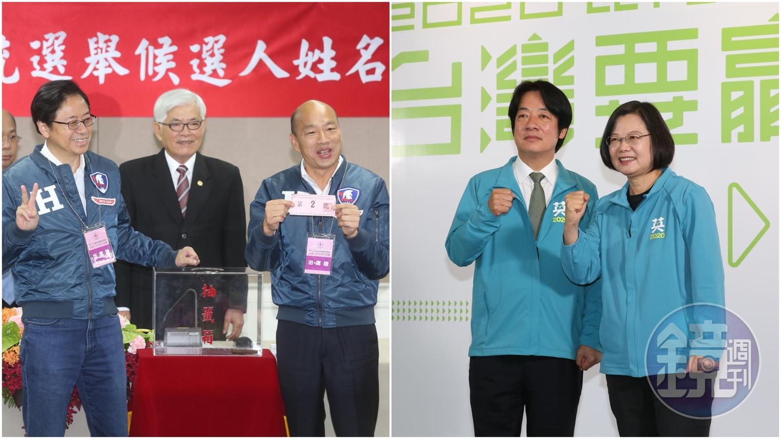 監察院今（10日）公布2020年總統及立委選舉政治獻金明細，民進黨「蔡賴配」總結是透支，而「國政配」則有剩餘。