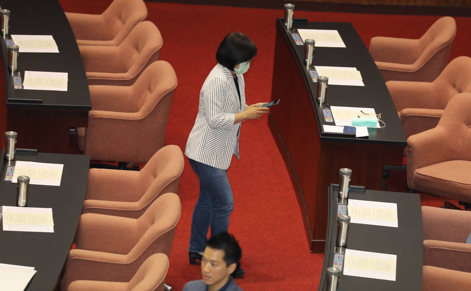 民進黨立委林淑芬今（10日）上午因利益衝突迴避，並未領取考試委員同意權選票。