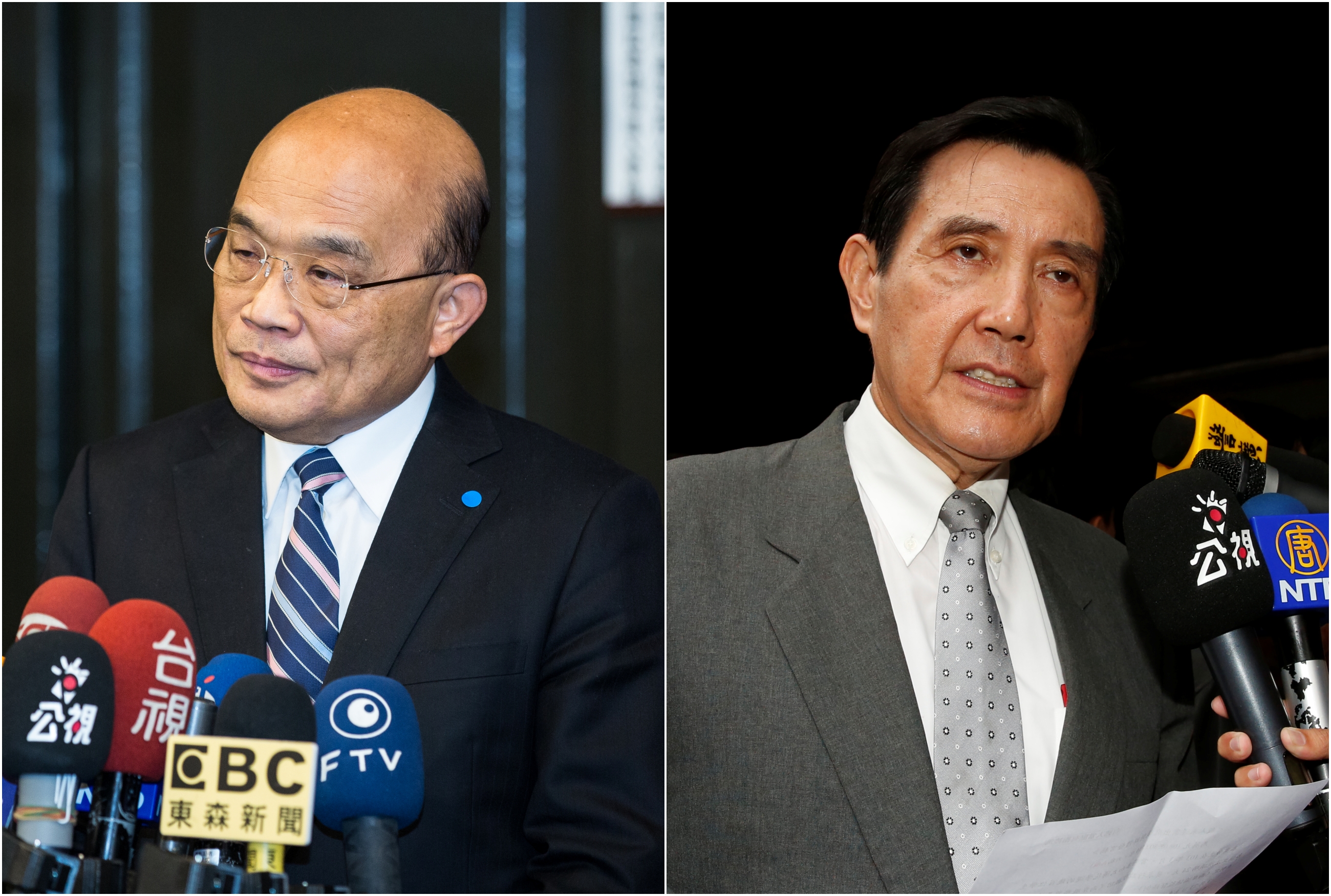 行政院長蘇貞昌認為前總統馬英九將國安五法與港版國安法相提並論是比喻不當，馬辦反酸回擊。