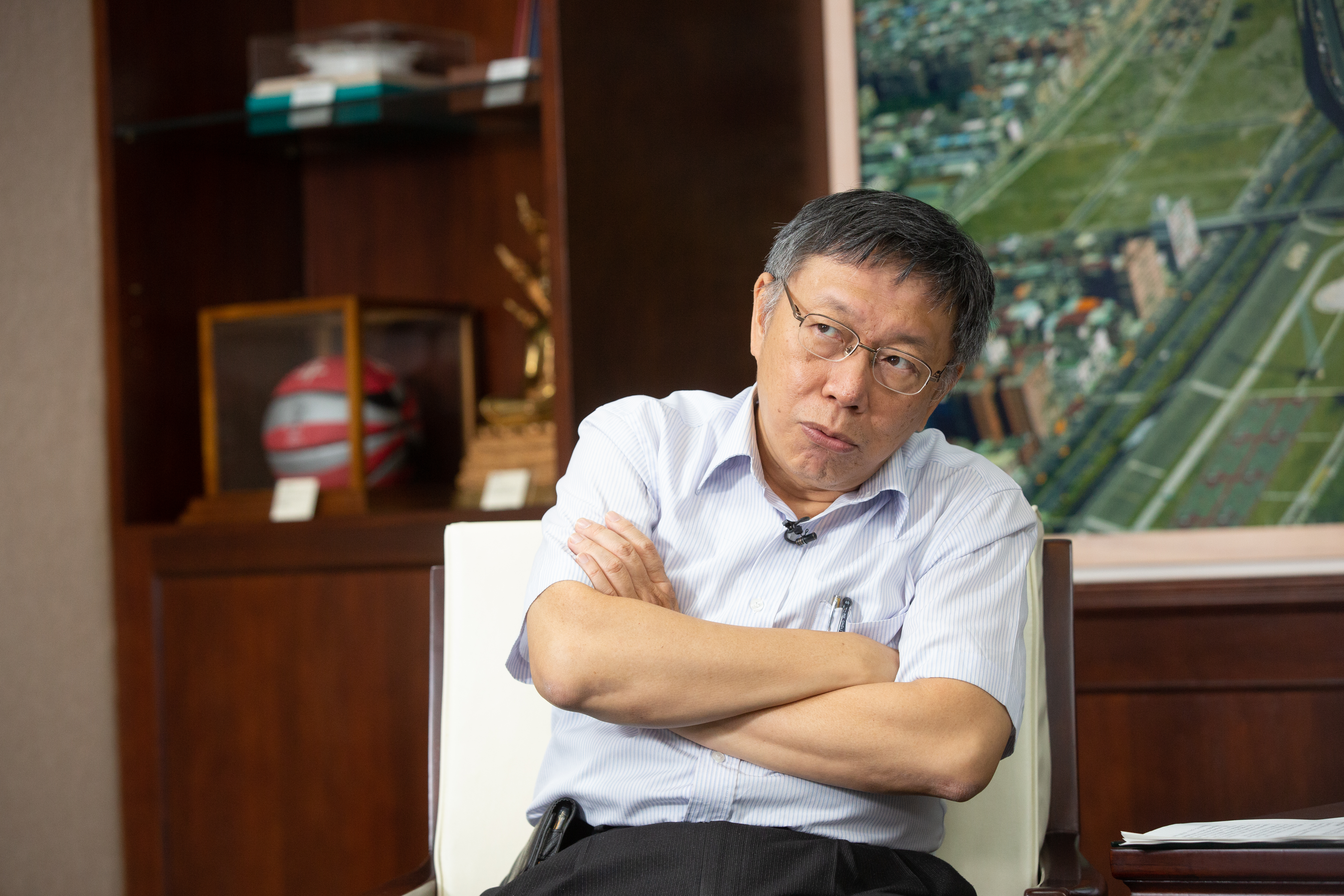 柯文哲認為，健保破產將是陳時中要面對的最大挑戰。