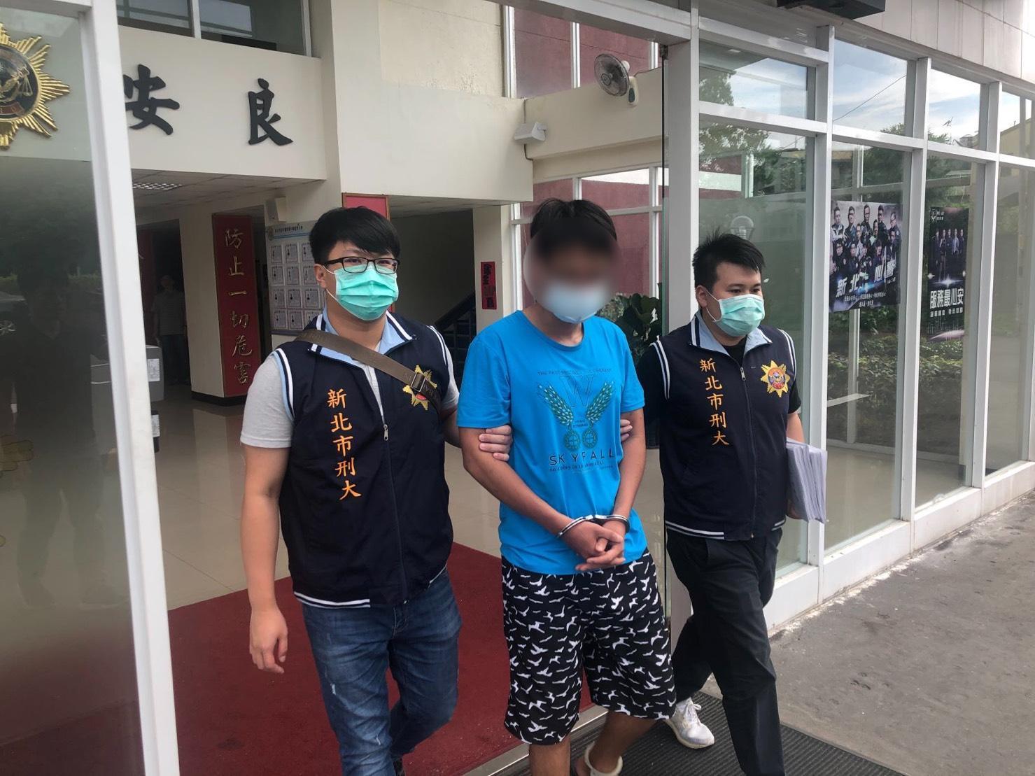 游姓犯嫌去年販毒被抓,昨日再因持有大量安毒栽在同一警手中。(翻攝畫面)