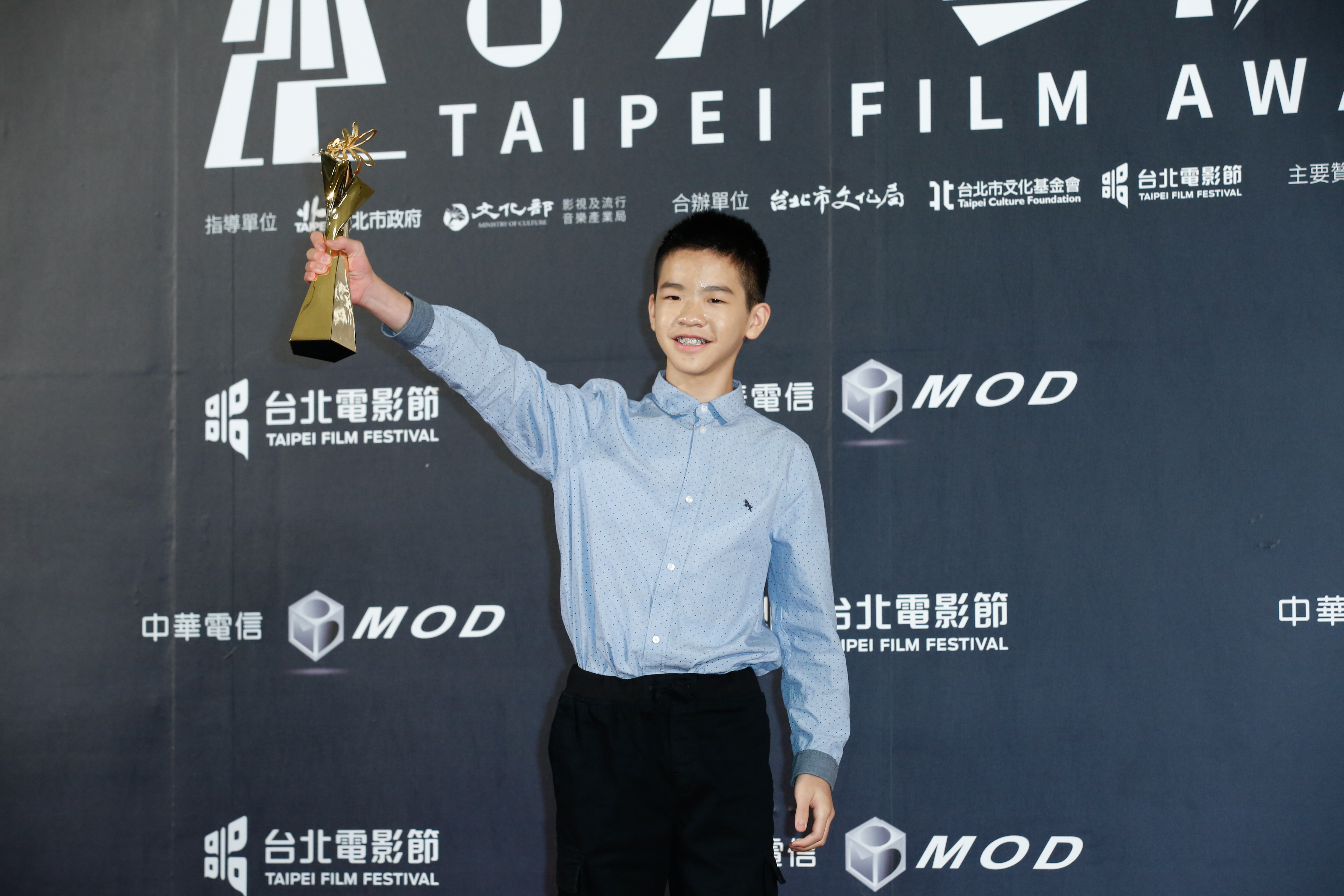 年僅13歲的李英銓創下台北電影獎最年輕男配角得主紀錄。