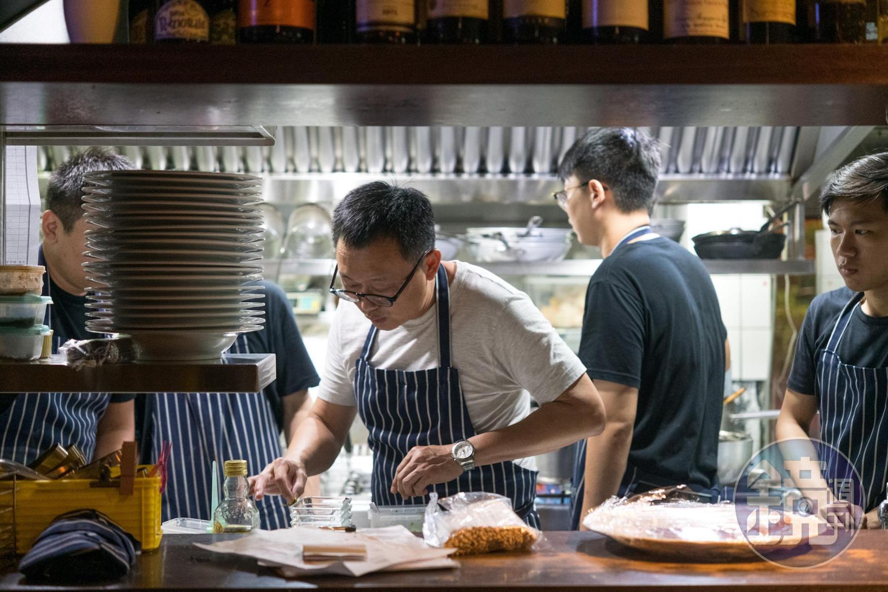 王嘉平於去年結束台中的三家店,專心經營台北Solo Pasta。