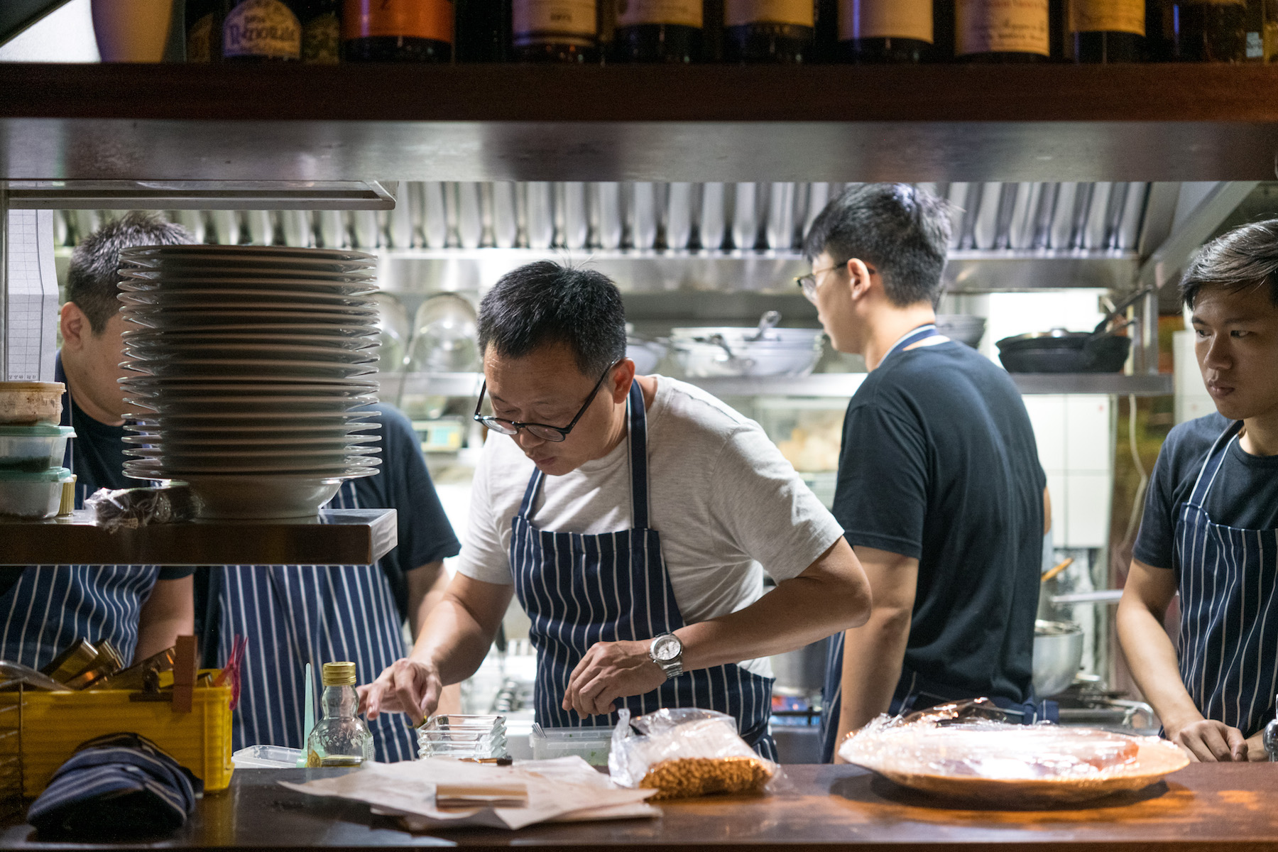 王嘉平於去年結束台中的三家店，專心經營台北Solo Pasta。