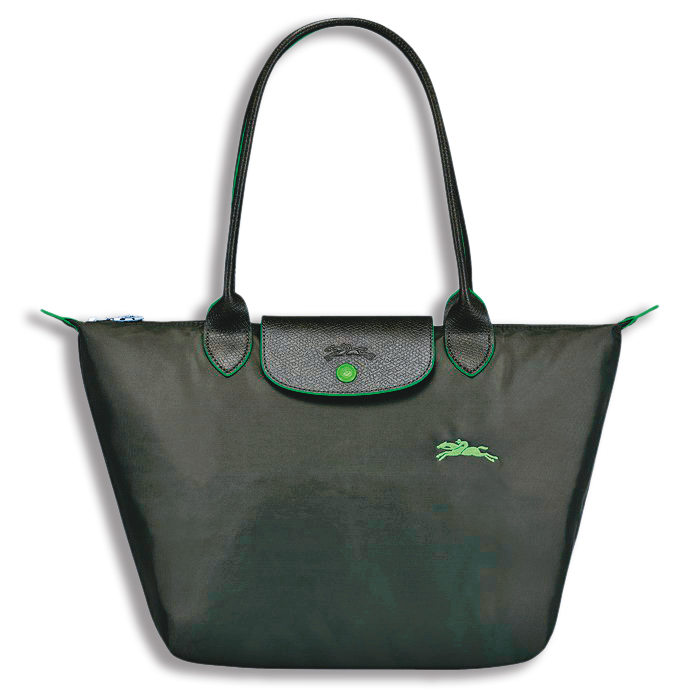 Le Pliage Club系列Green Light限定色購物袋。NT$4,300（Longchamp提供）