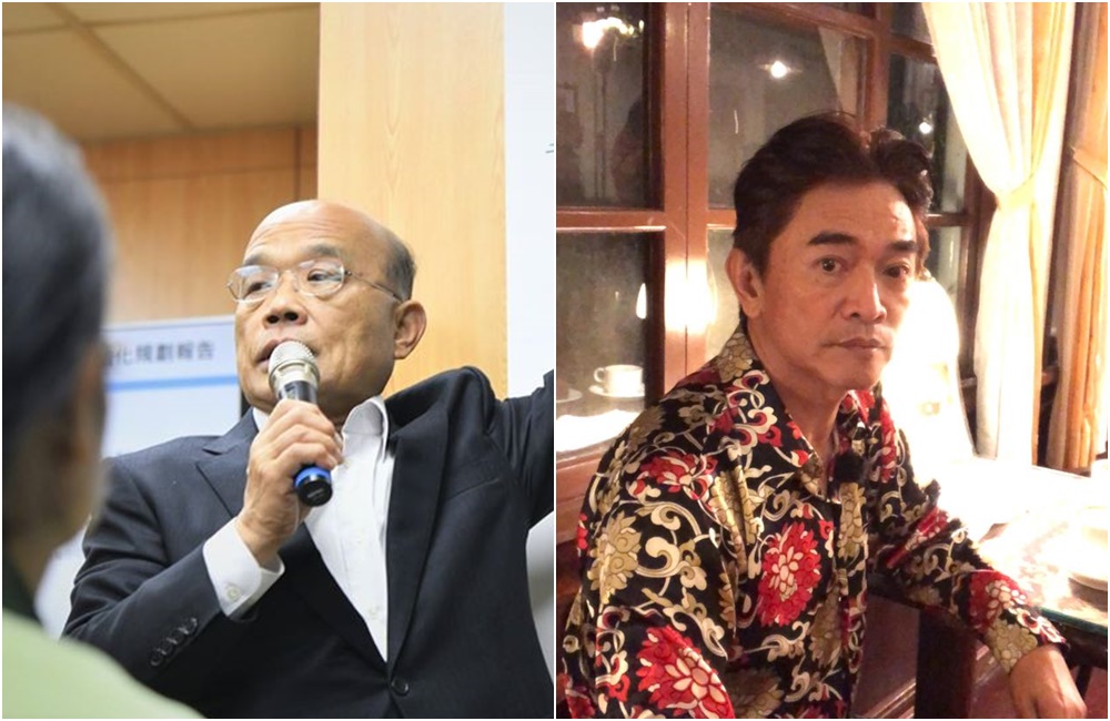 藝人吳宗憲對於三倍券頗有疑慮，蘇貞昌13日時公開回應了。（翻攝吳宗憲、蘇貞昌臉書）