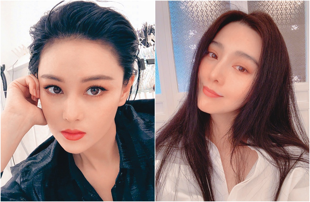 范冰冰撞衫對手甚多,但其中一位卻是她已分手的未婚夫李晨的前女友張馨予,而且范冰冰還比人家晚穿一年。(范冰冰、張馨予微博)