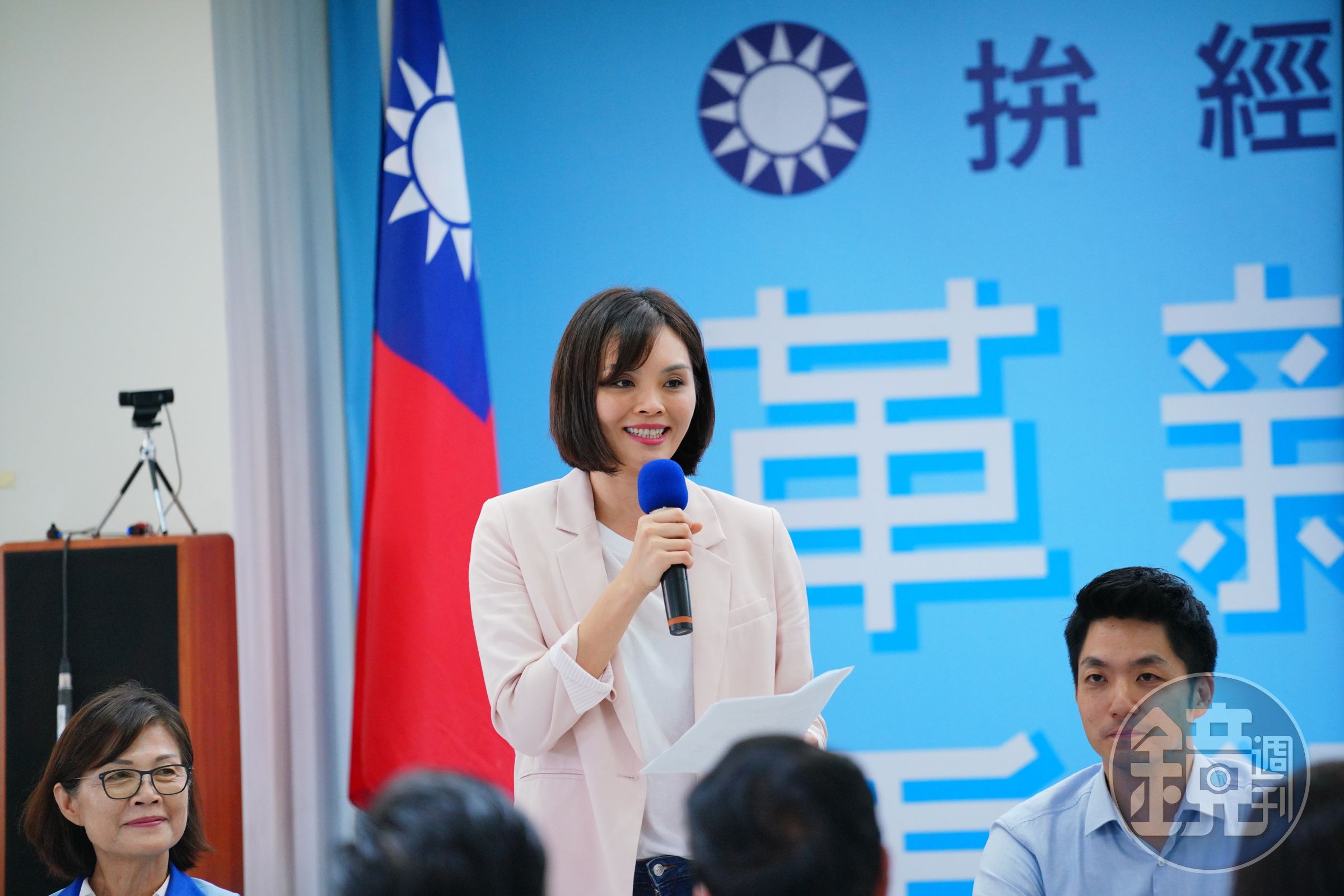 李眉蓁昨日開直播時，坦言自己這次算是「越級打怪」，不過現在已逐漸習慣被媒體包圍，也陸續進入軌道了。（本刊資料照）