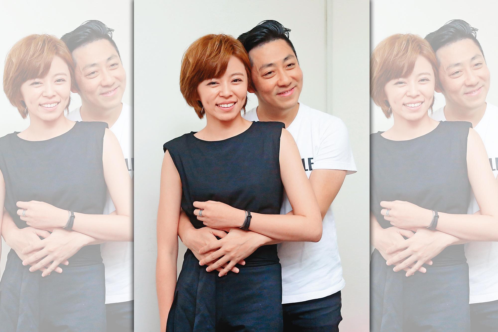 王瞳（左）和艾成（右）的戀情傳了8年，就連王瞳介入馬俊麟的婚姻，艾成都不離不棄。（東方IC）