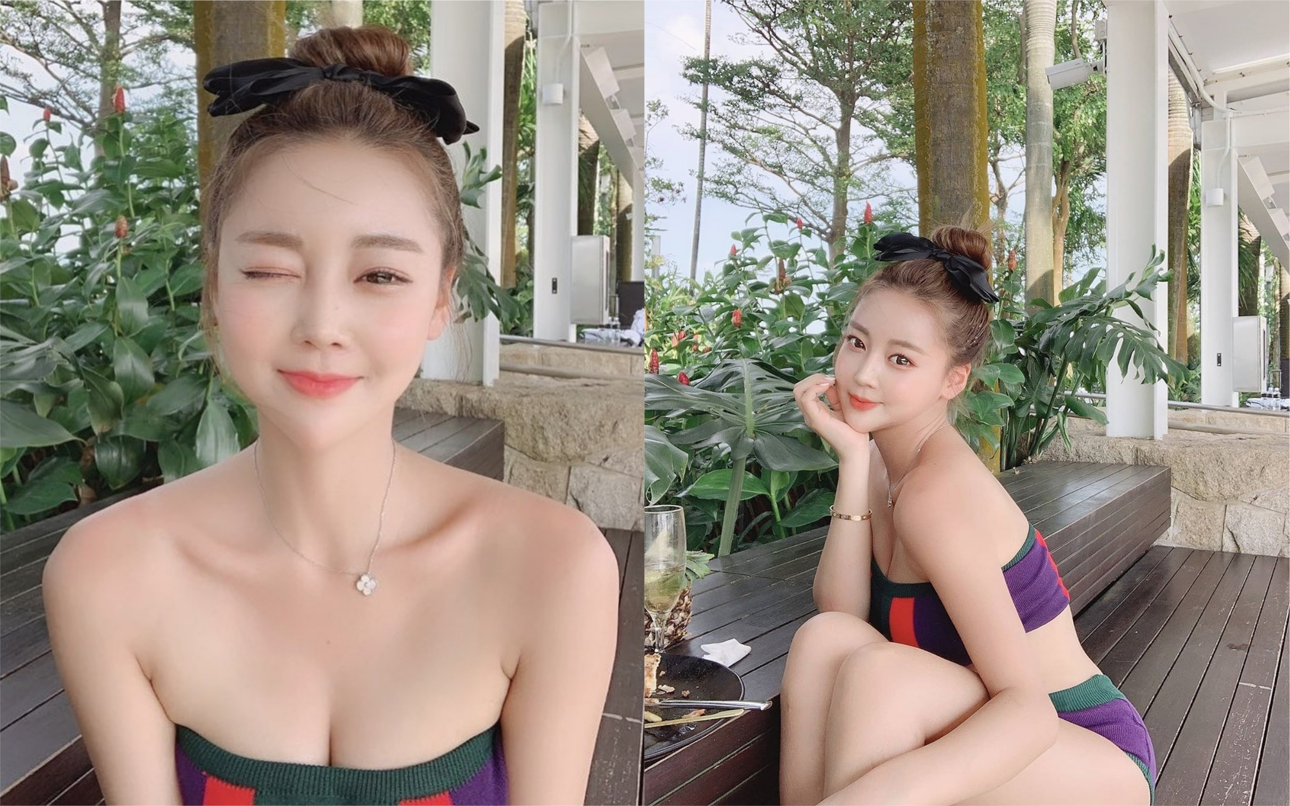 朴素恩外型出色又擁有姣好身材，靠直播每月賺進百萬元新台幣。（翻攝自baby_soeun Instagram）