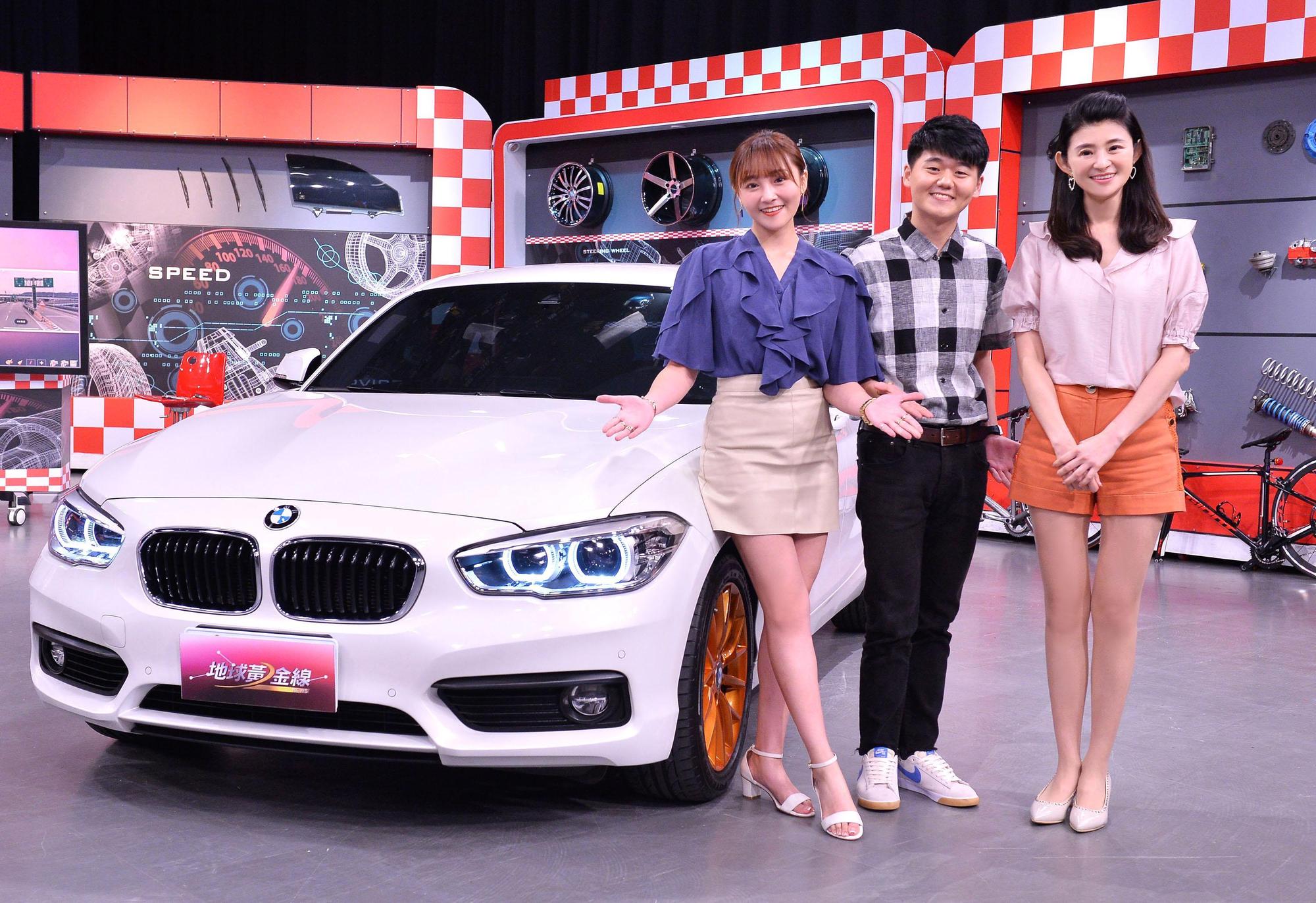 張文綺近年積極打拼事業,去年用自己賺的錢買下新車BMW 118i。(TVBS)