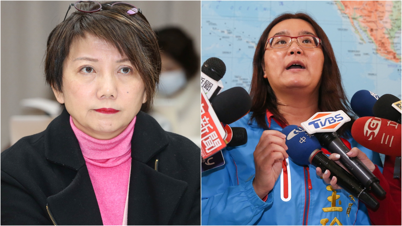 范雲（左）不滿遭性騷，陳玉珍（右）反批她怕熱就別進廚房。（本刊資料照）