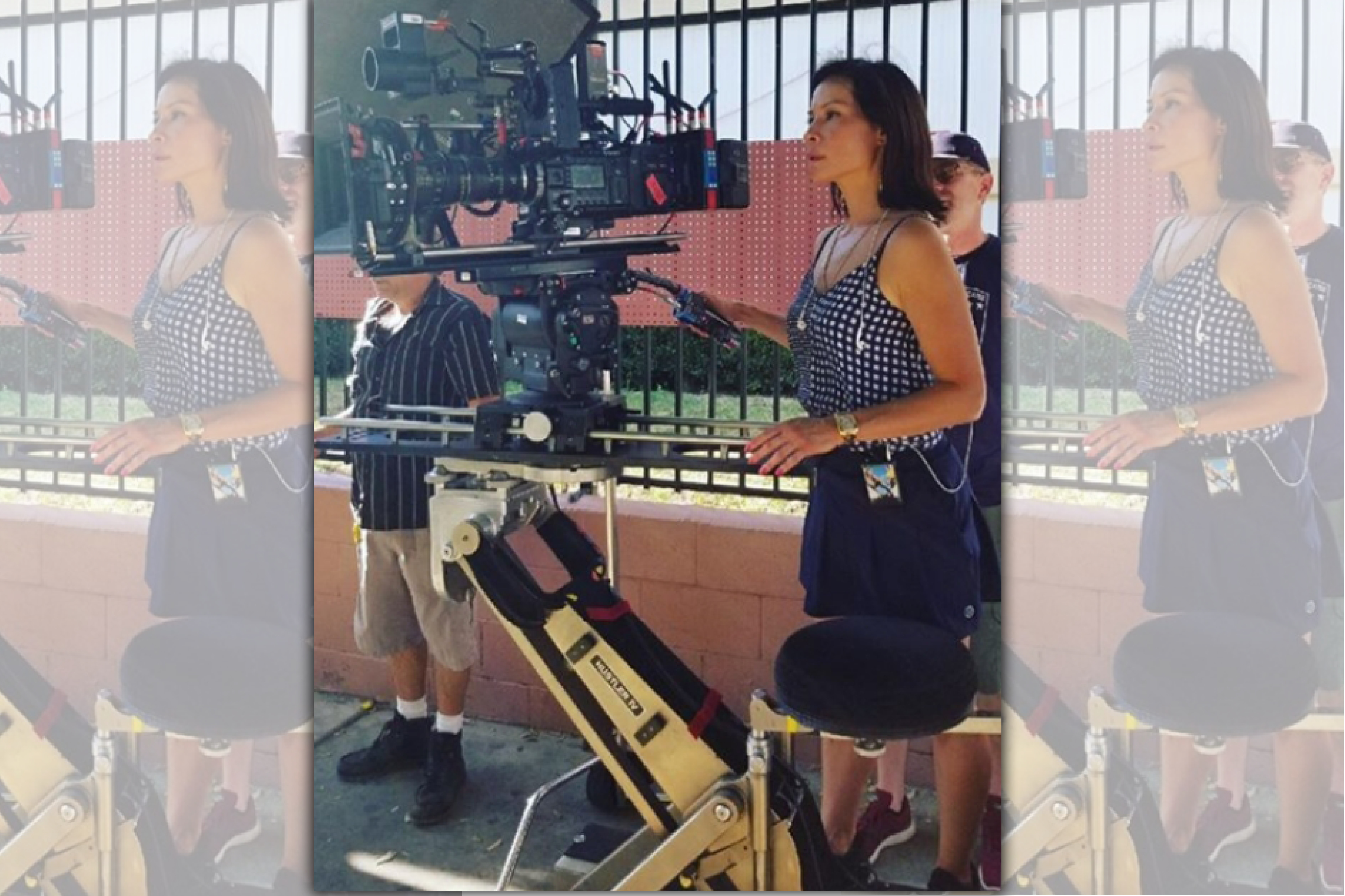 除了演出影集《致命女人》，劉玉玲也親自參與導演工作。（翻攝自Lucy Liu官方Instagram）