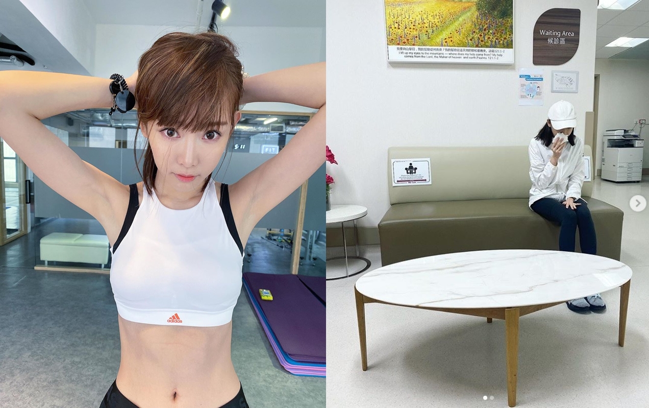 香港宅男女神趙慧珊當義工出意外。（翻攝趙慧珊IG）