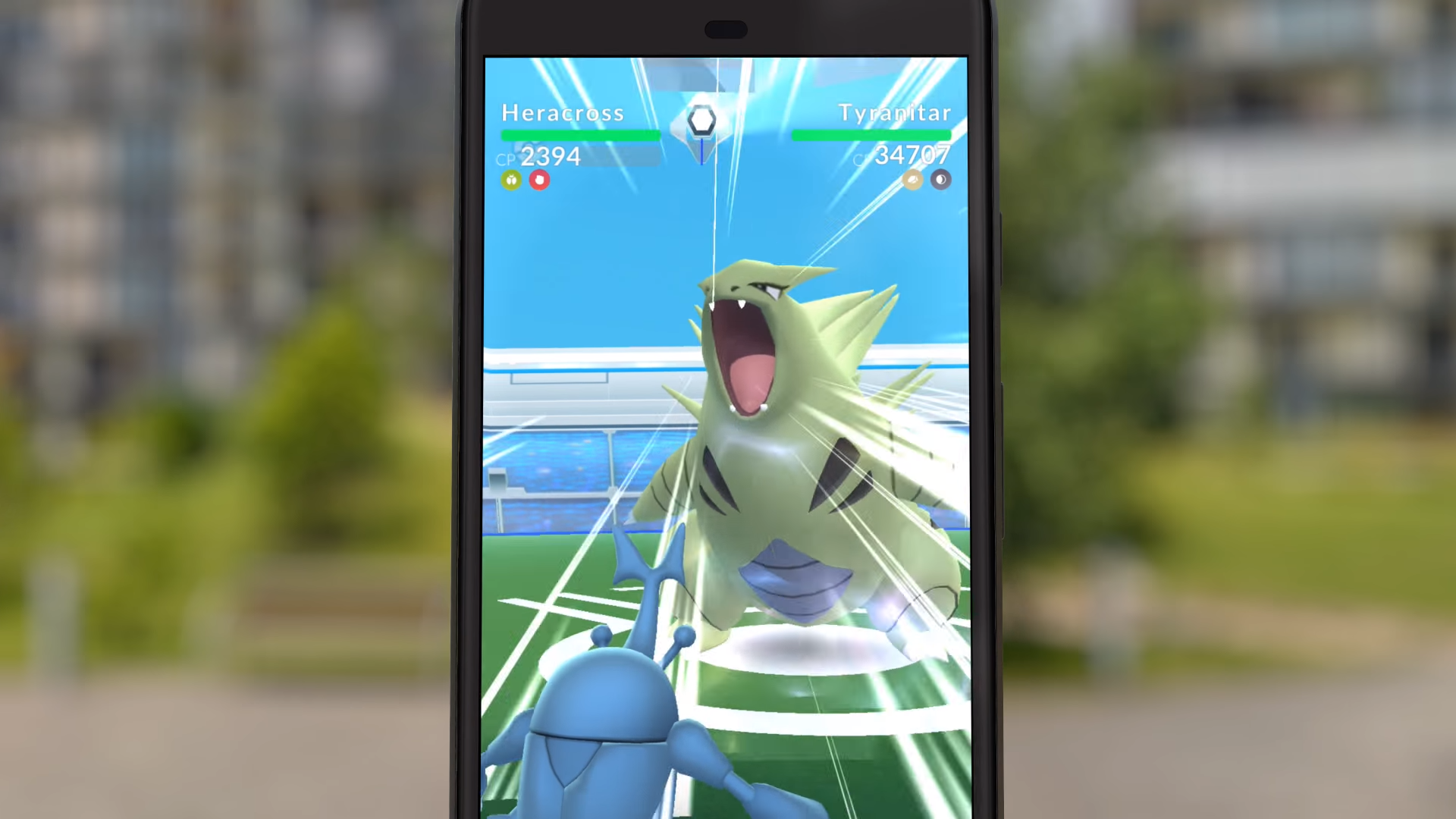 《精靈寶可夢GO》調整了團體戰入場券的使用方式。(翻攝自Pokémon GO YouTube)