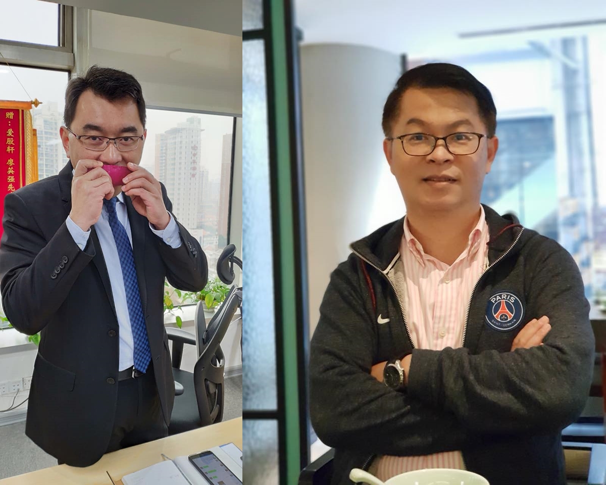 黃世聰最近針對楊世光(左)的發言,在臉書上一來一往。(翻攝黃世聰、楊世光臉書)