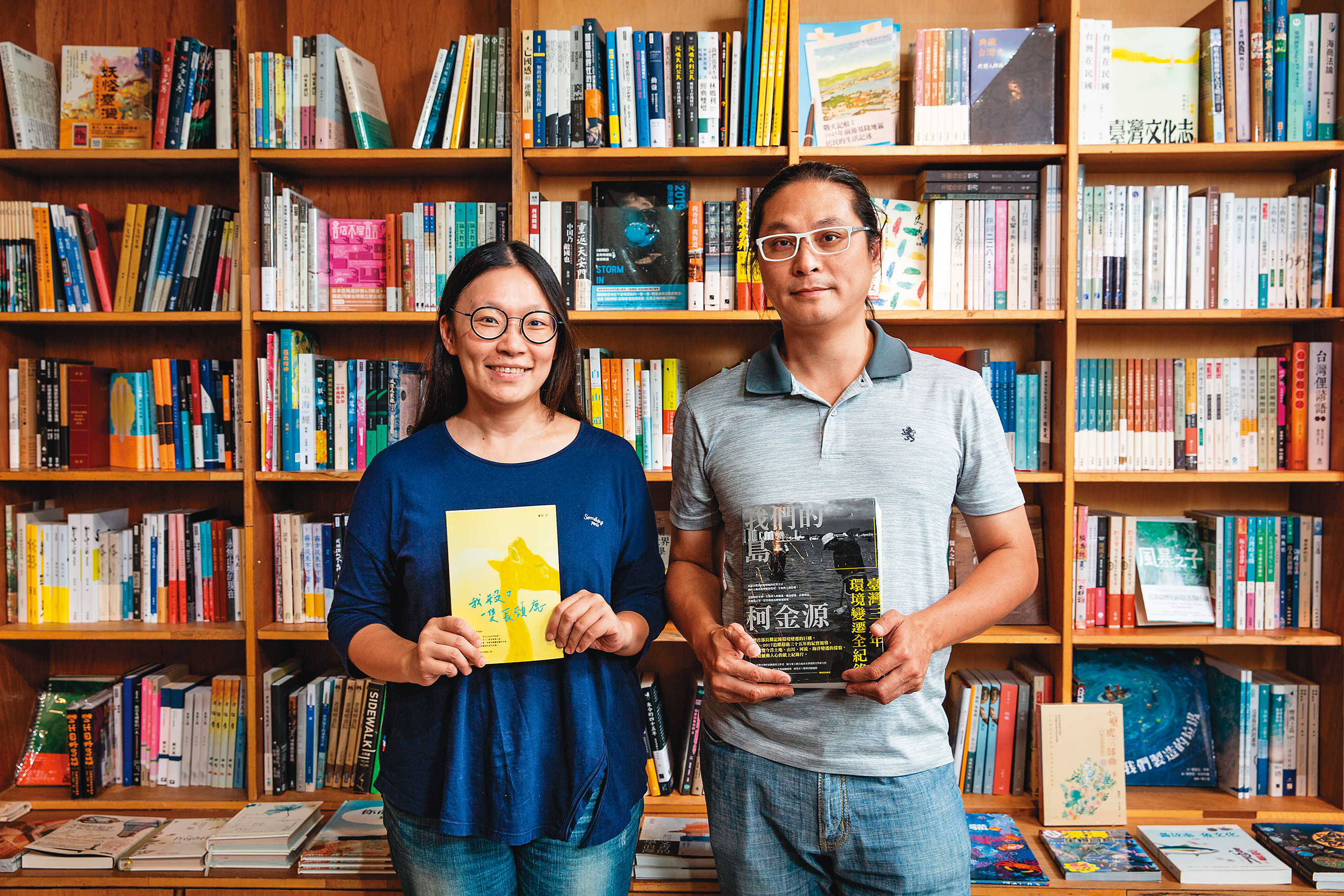  投身社區營造的陳顥樺、楊雅萍夫婦，攜手創辦「見書店」。