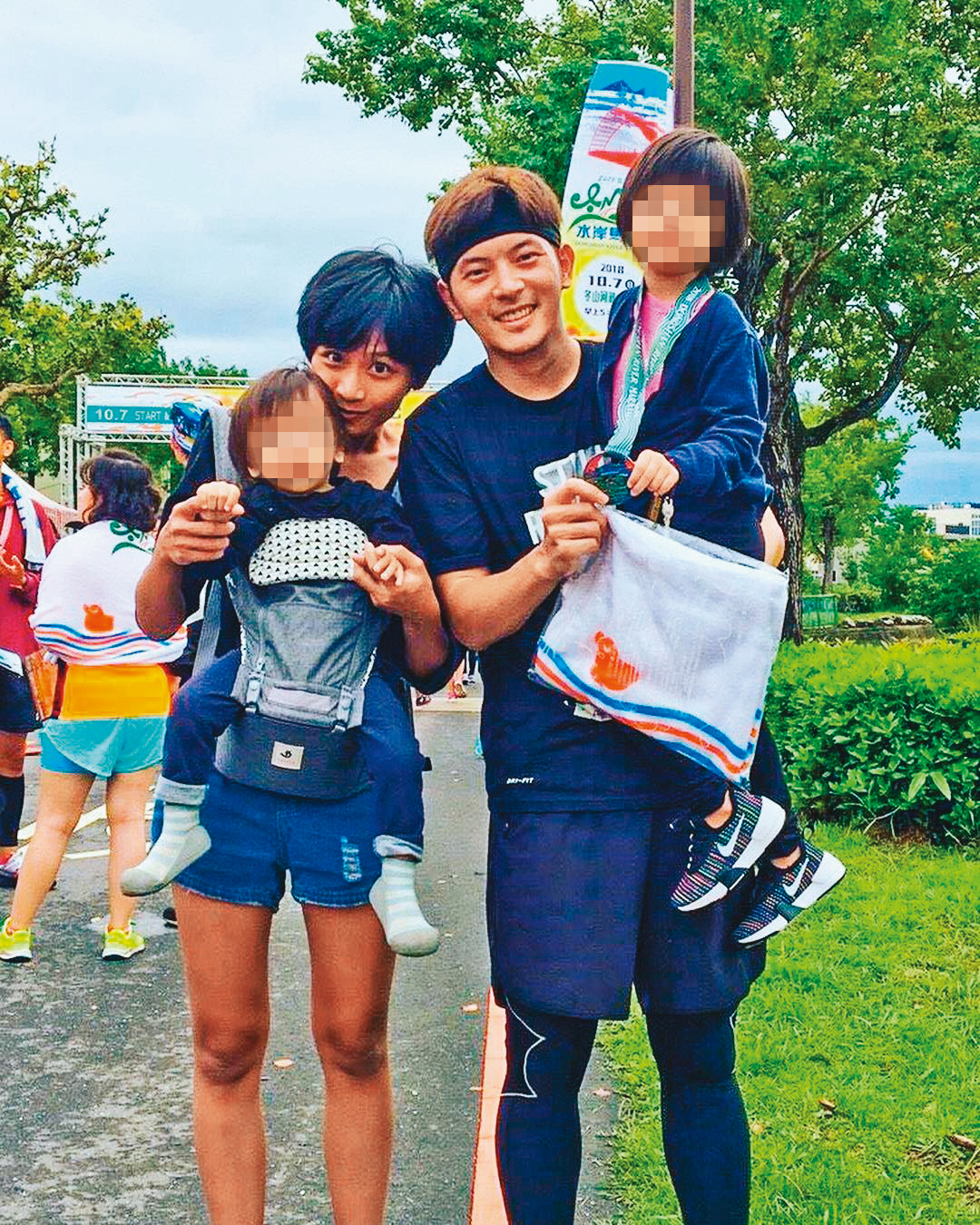 宥勝和太太蕾媽(林宜嫻)育有一子一女,最近他帶著全家人住露營車,全台跑透透拍攝YouTube節目《宥勝去哪兒》。(翻攝自宥勝IG)