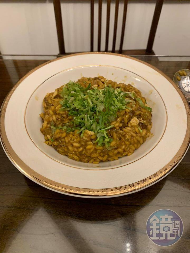就算要運動很久，也要來一盤義大利番紅花牛肝菌燉飯。