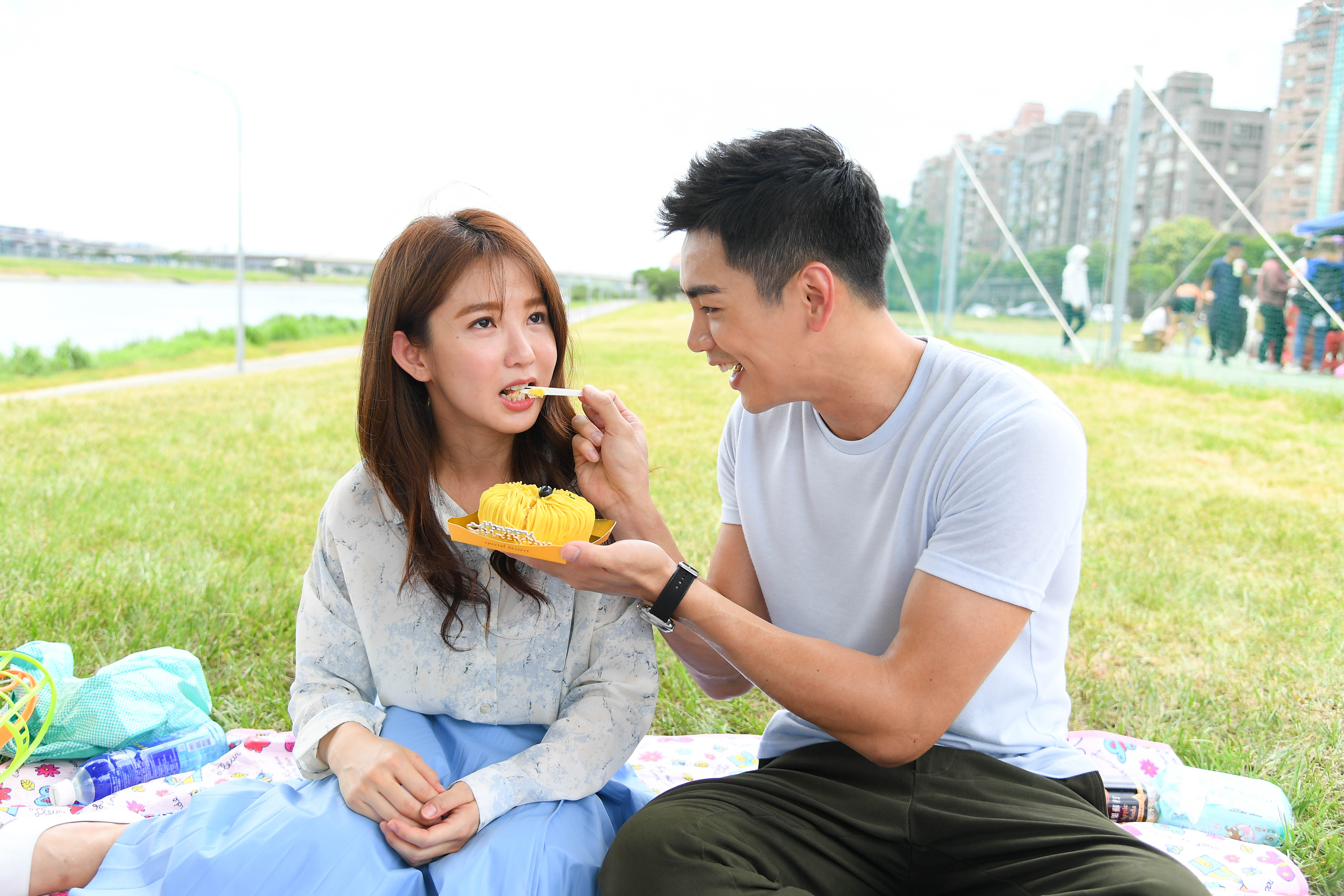 明天就是郭書瑤生日，禾浩辰祝福她健康快樂。（三立提供）