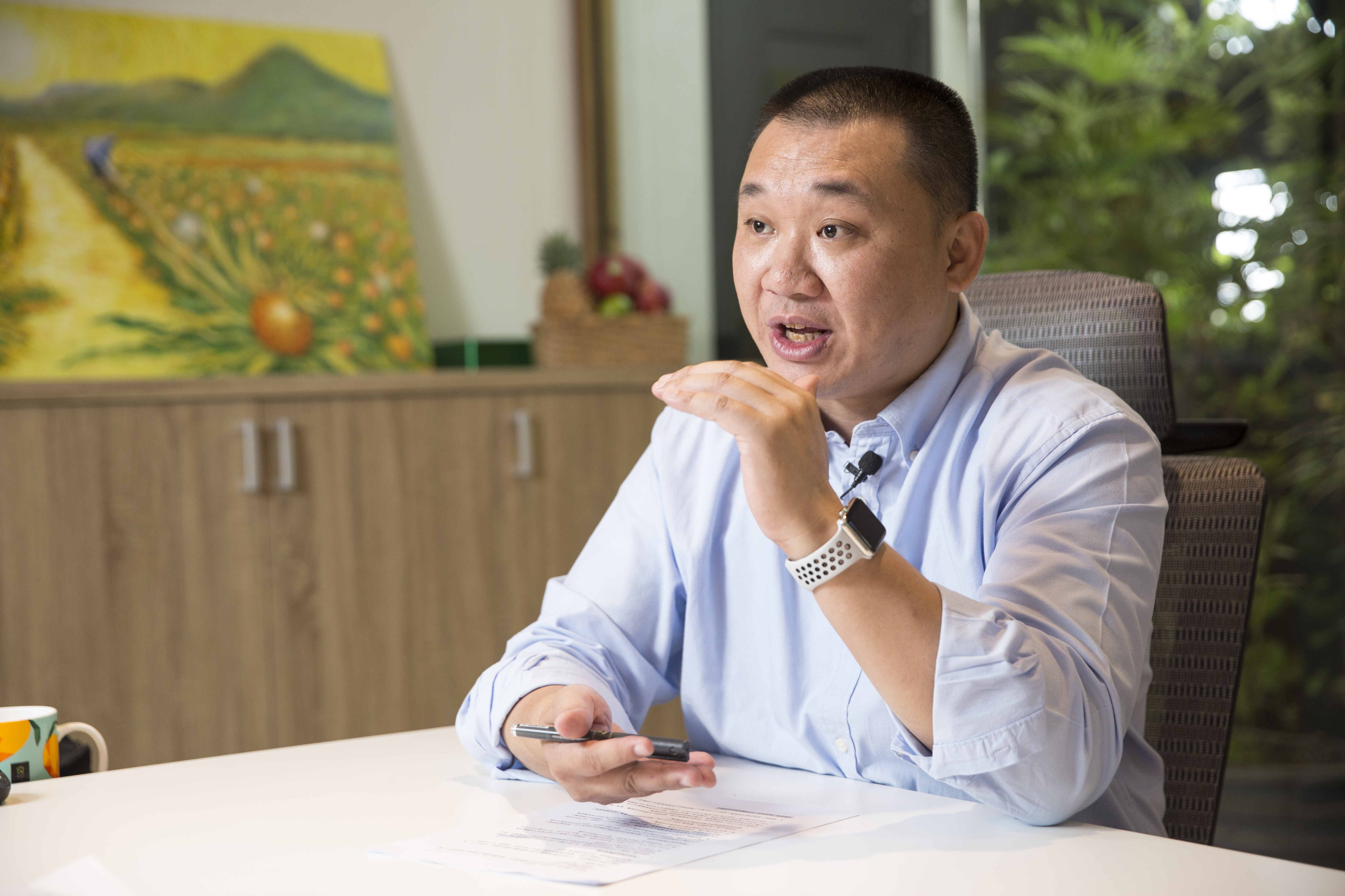 邱瑞堂回憶創業初期賣10元外帶杯，1天雖然賣到2000杯，卻覺得沒有未來。