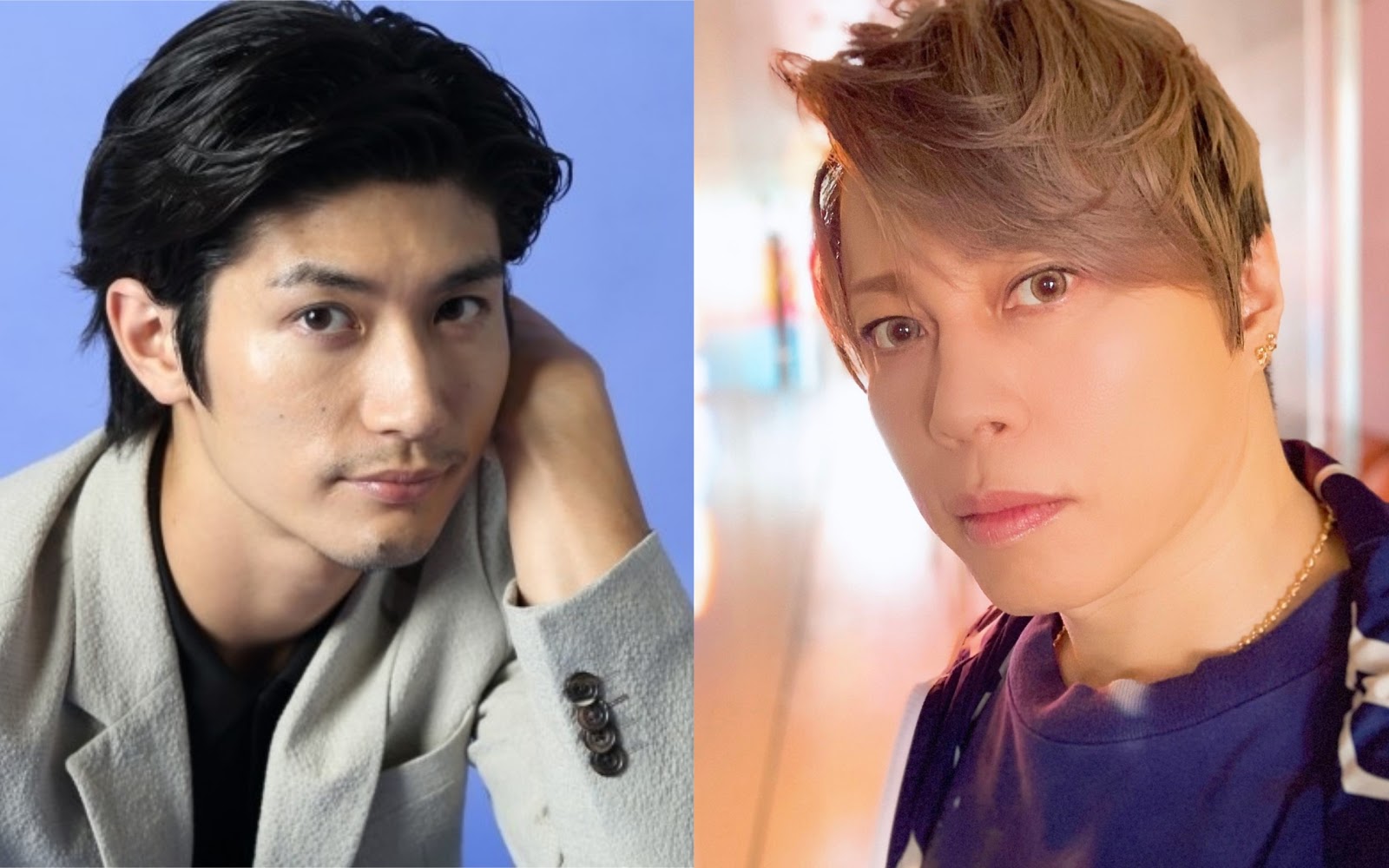 西川貴教（右圖）今在節目錄製完成後，才面對三浦春馬的死訊。（左圖翻攝西川貴教推特，右圖翻攝Crank in）