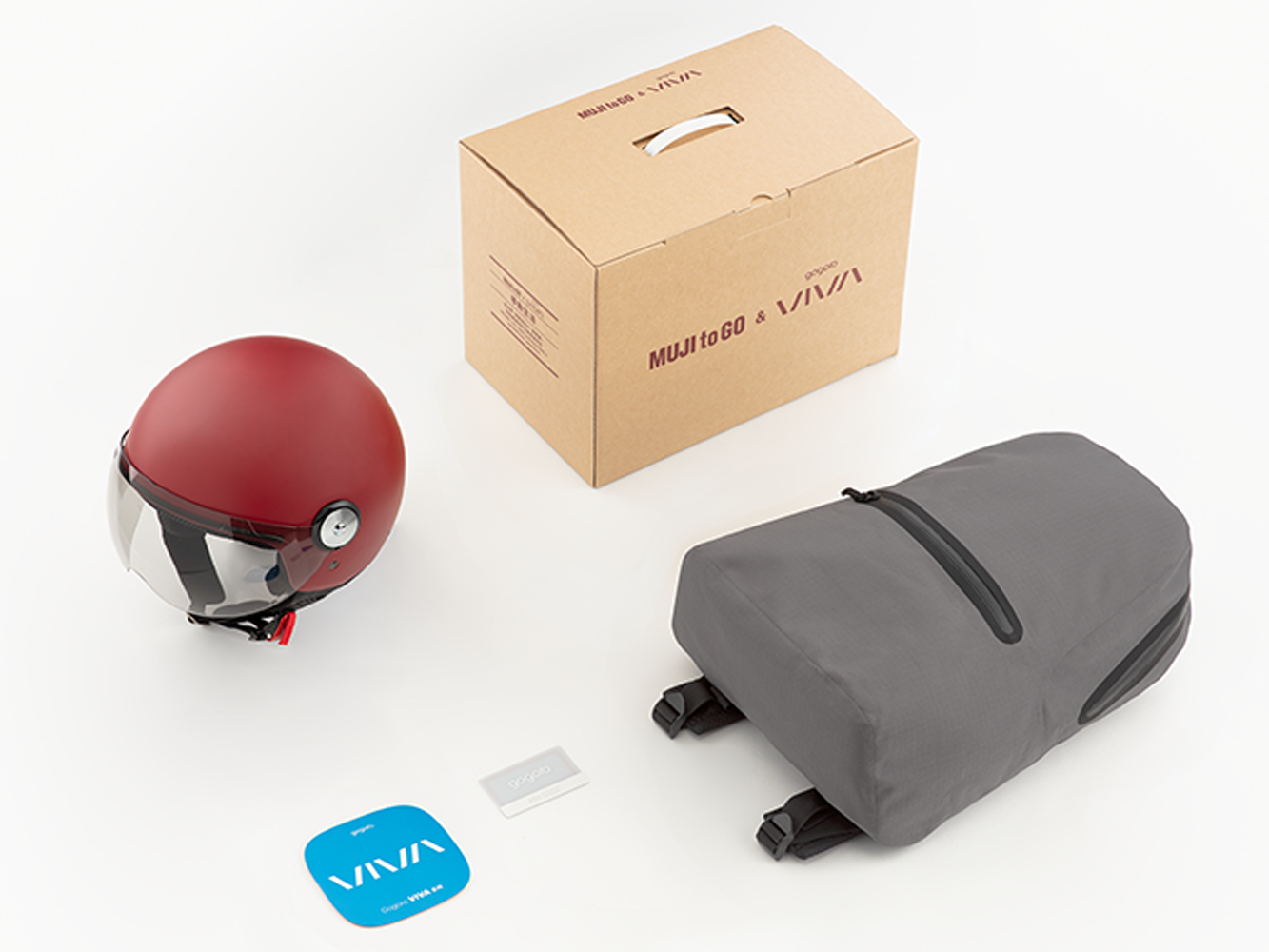 凡於 7 月 16 日至 8 月 9 日期間在 Gogoro 全台門市及 MUJI 無印良品7間指定門市，購買 Gogoro VIVA Plus 無印白，即可獲得「Gogoro VIVA & MUJI to GO 限量交車禮。