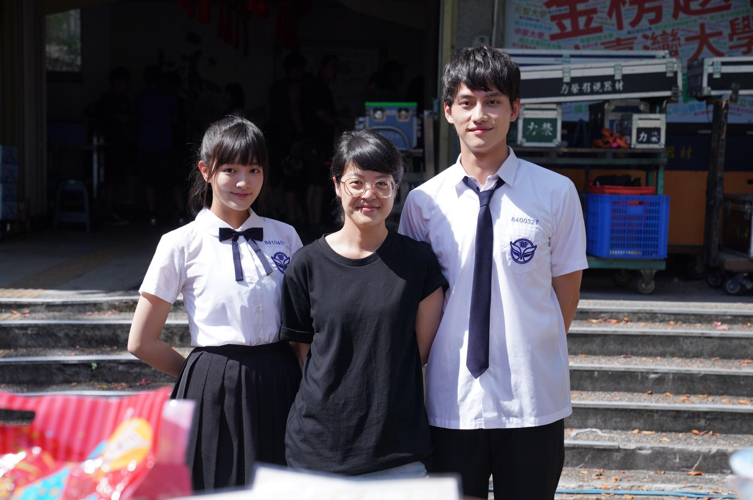 影集版《比悲傷更悲傷的故事》開鏡典禮，王淨（左起）、導演謝沛如、范少勳。（滿滿額娛樂提供）