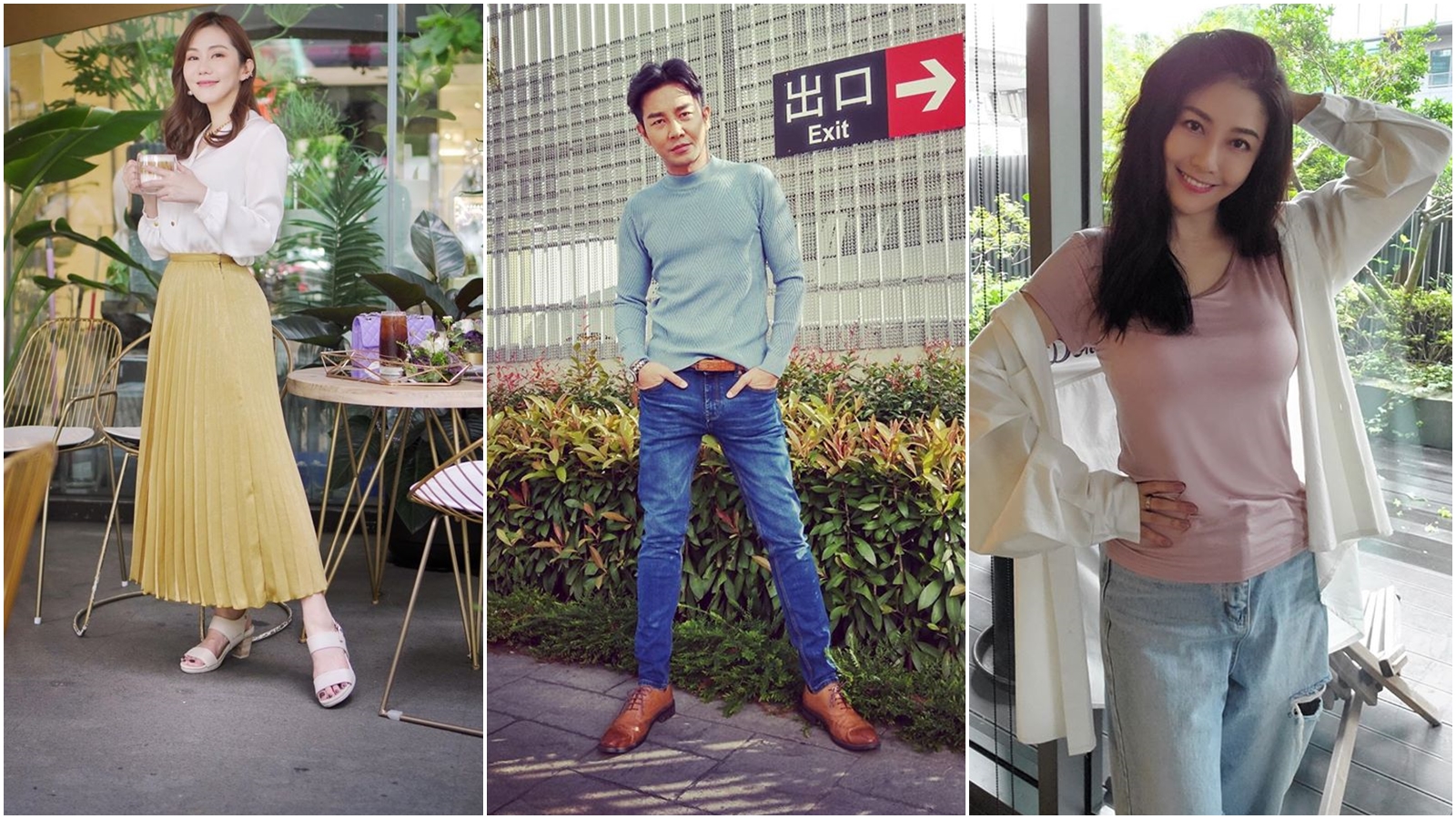 現今許多台語八點檔的鐵咖演員，其實早年入行時台語可是相當不流利甚至是不會講。（翻攝自謝承均、韓瑜、王宇婕臉書）