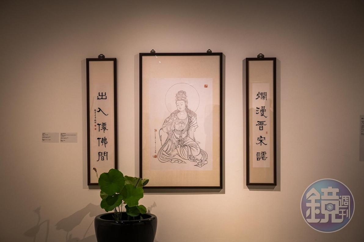 由蔣勳個人收藏的臺靜農墨寶。