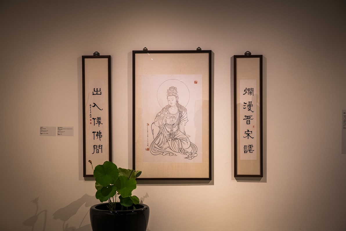 由蔣勳個人收藏的臺靜農墨寶。