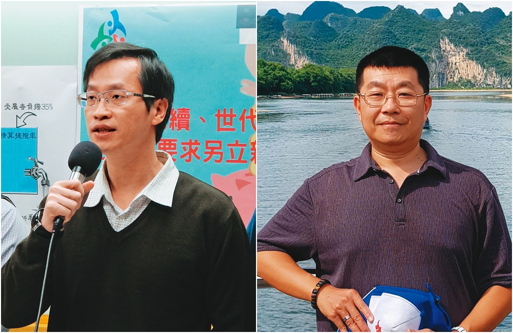 新北市教師會驚爆性騷醜聞，加害者還是現任理事長鄭建信（左）和副理事長林松宏（右），被女老師指控曾在餐敘上摸她大腿。