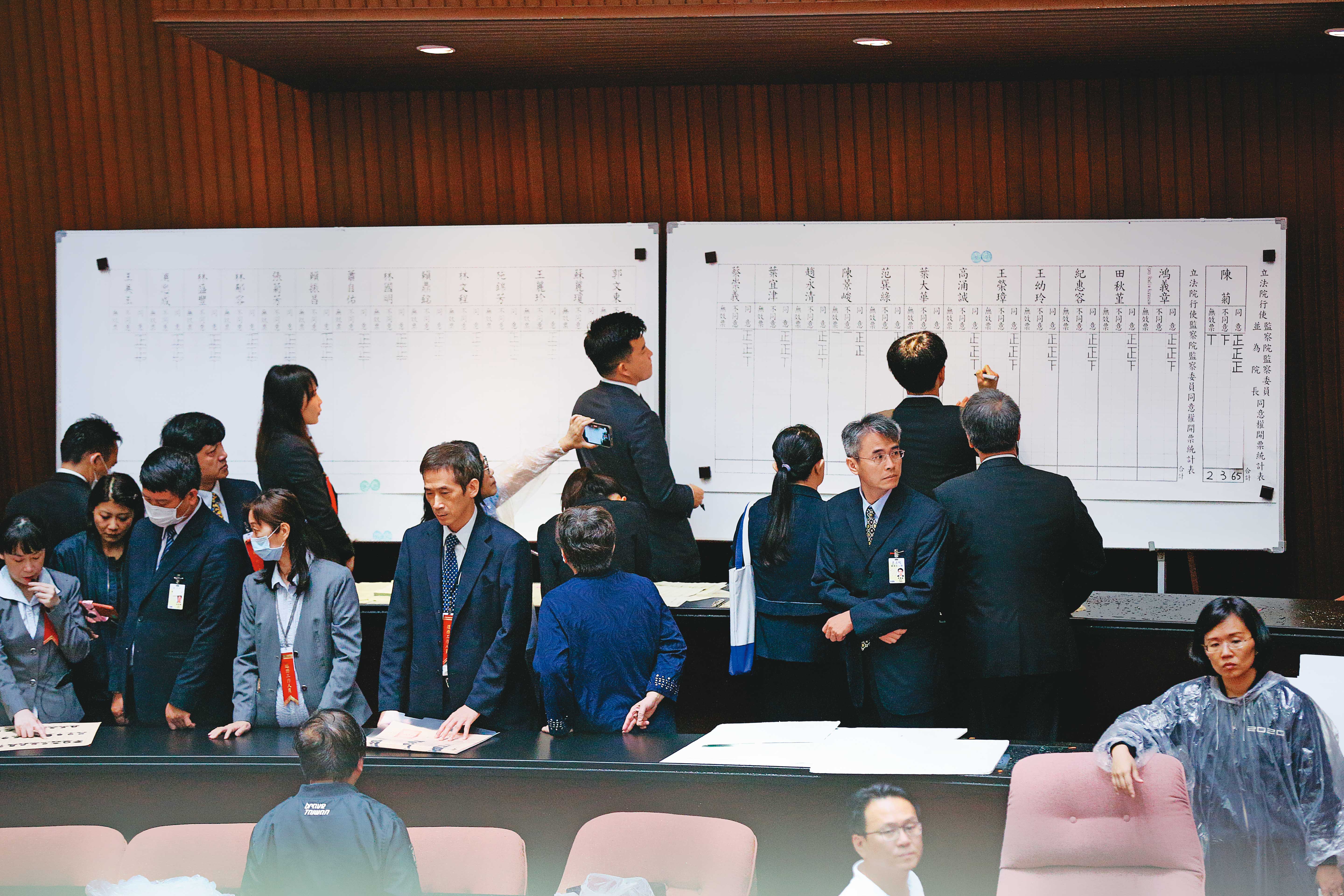 立法院臨時會通過下屆考試院及監察院人事案,若修憲成功,下屆考、監委將是最後一屆。