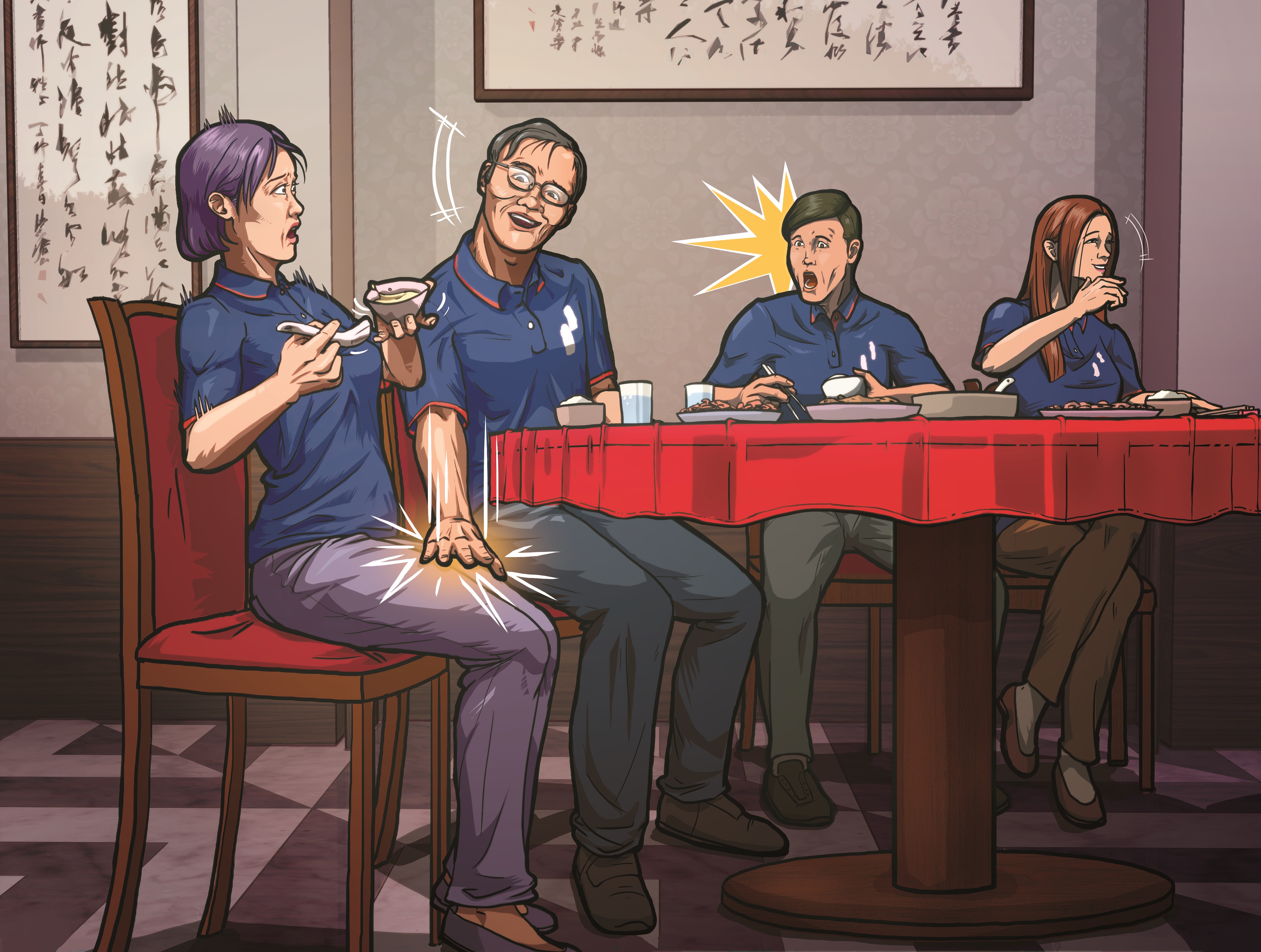 新北市教師會驚爆性騷醜聞，加害者之一還是現任理事長鄭建信，被女老師指控曾在餐敘上摸她大腿。