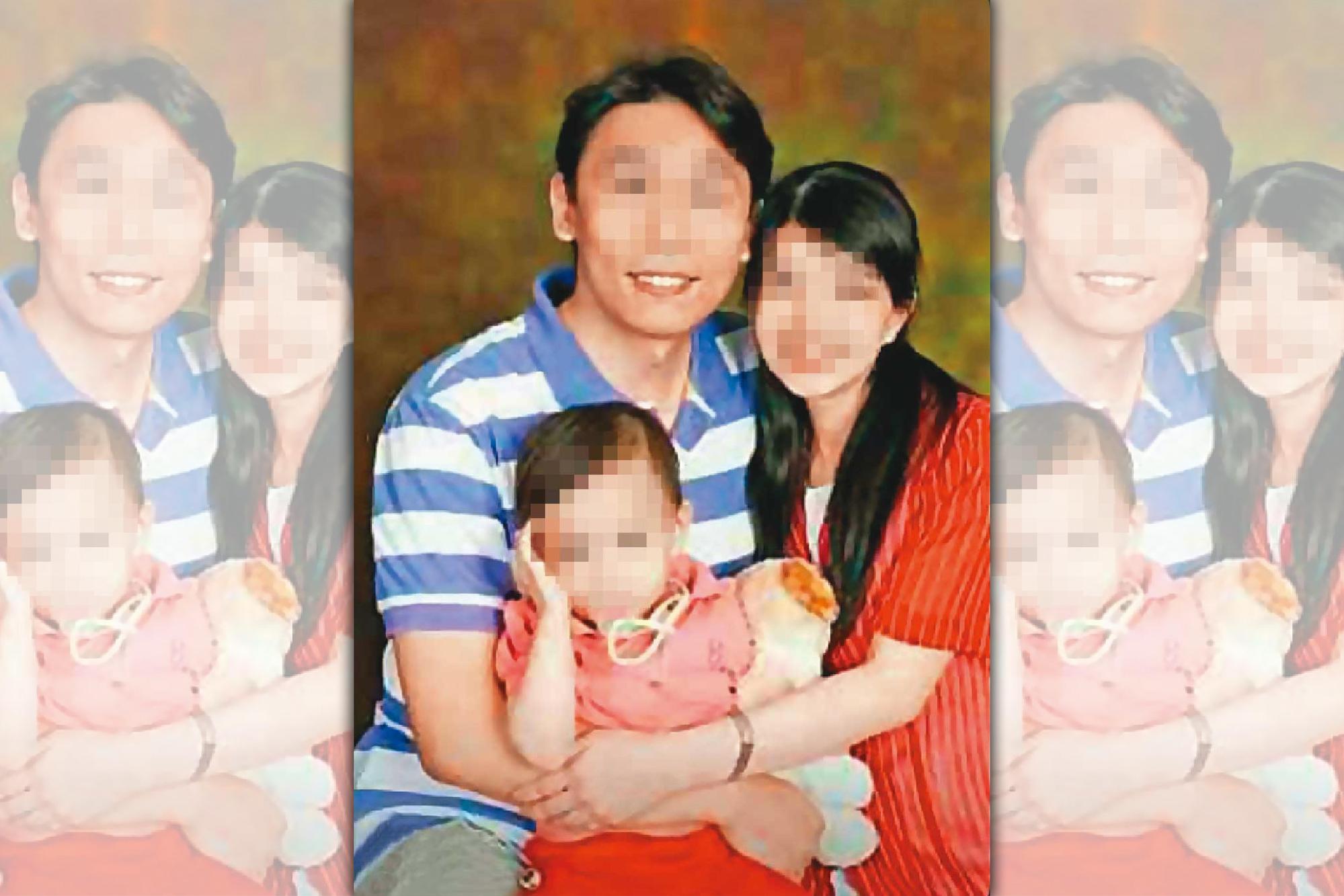 忻男被女友們查出已結婚，與妻子育有一女。（翻攝自臉書）
