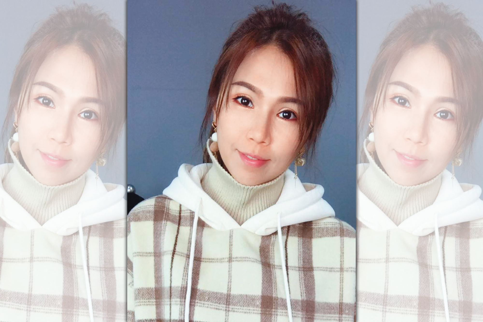 周婷婷因為家人欠債,被黑道追到劇組討錢。(翻攝周婷婷臉書)