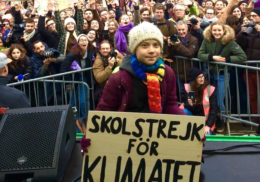 童貝里提倡為氣候罷課，獲頒人道獎及100萬歐元。（翻攝自Greta Thunberg臉書）